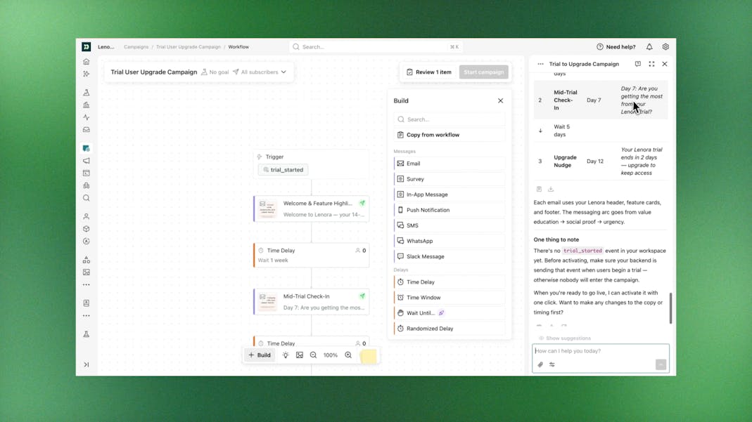 Customer.io screenshot