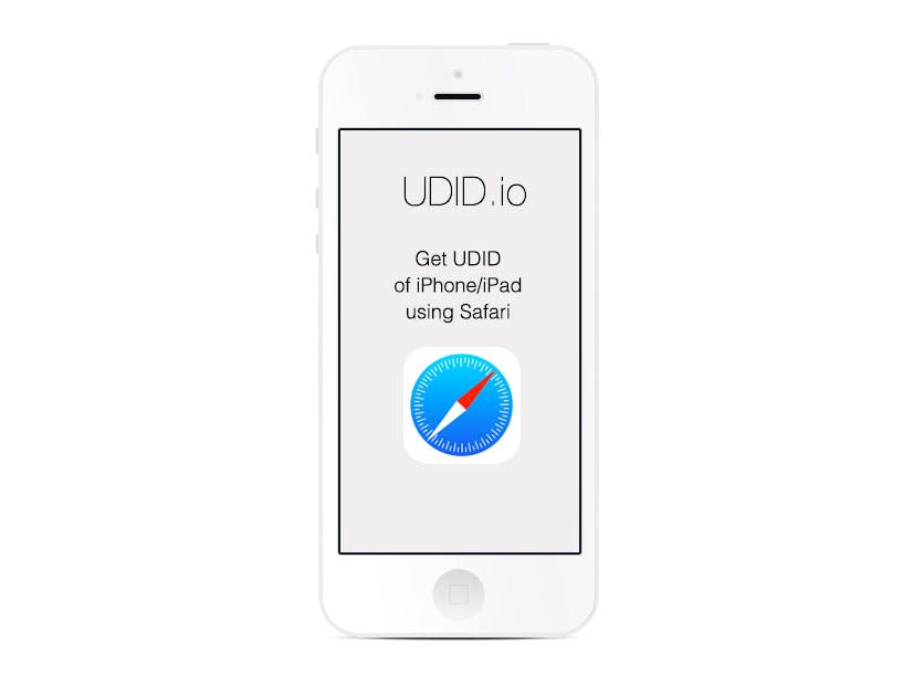 Get UDID screenshot