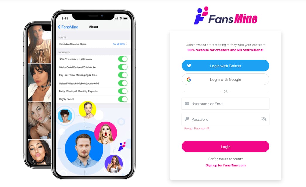 FansMine screenshot