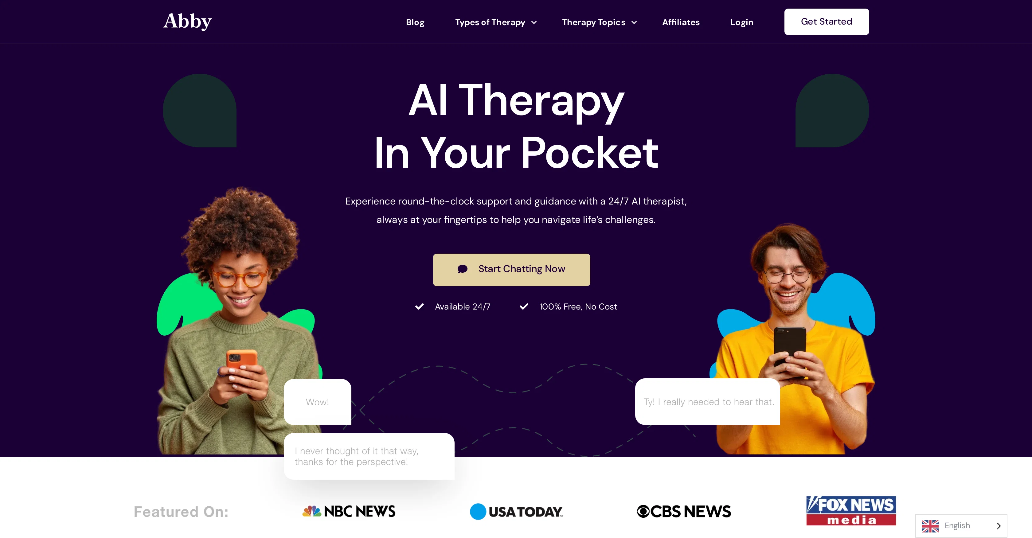 Abby - Your AI Therapist screenshot