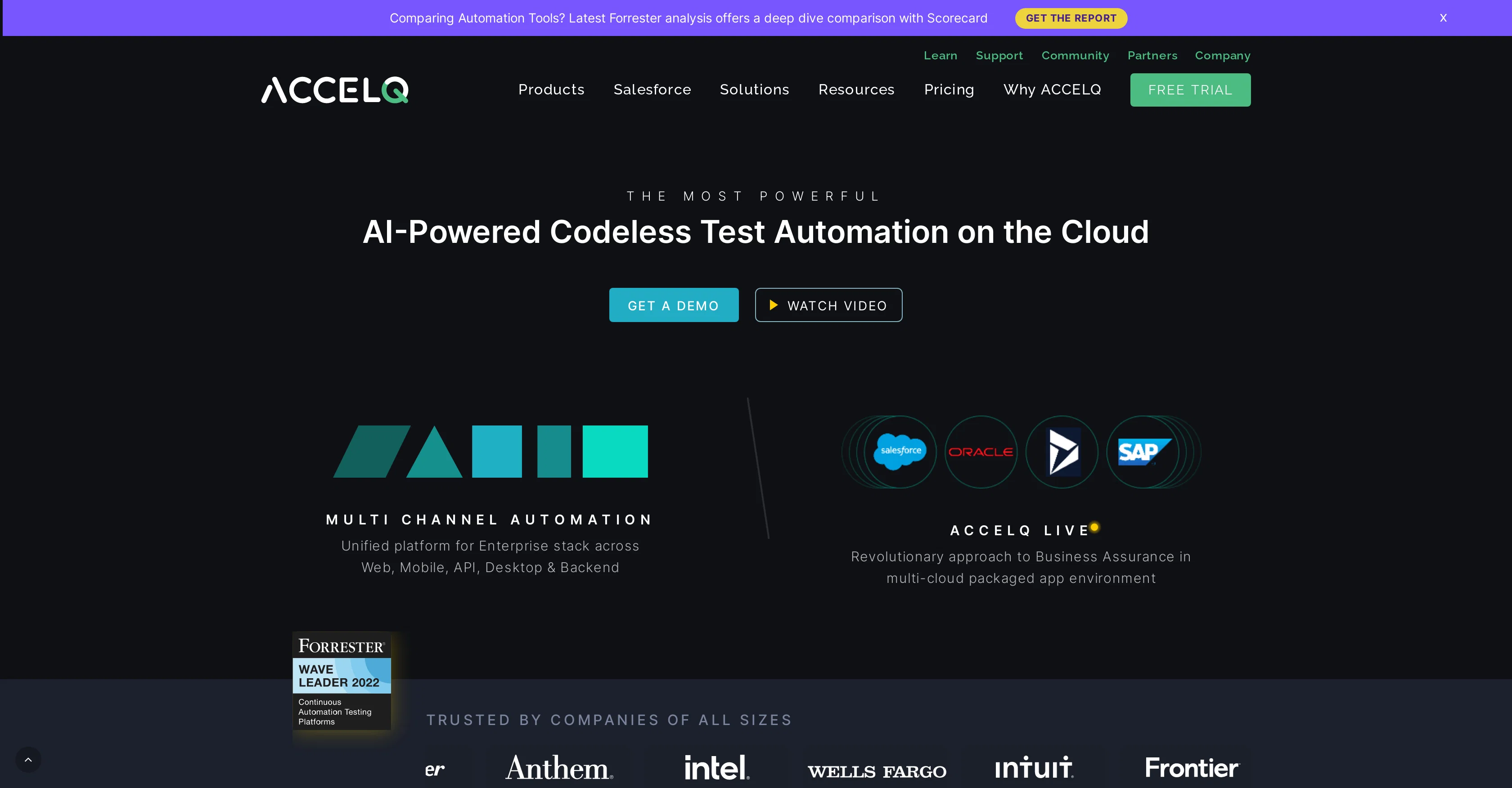 ACCELQ screenshot