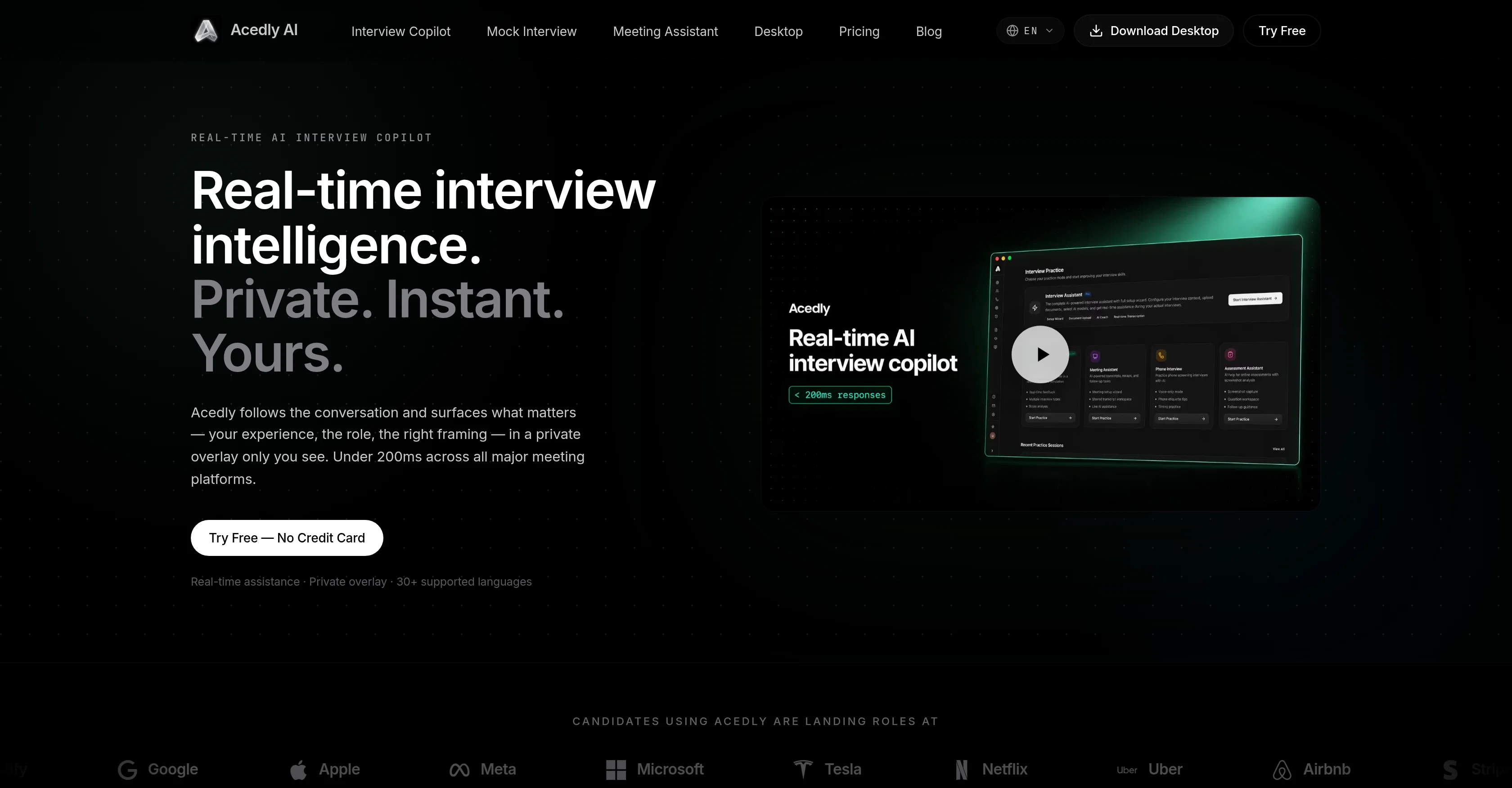 Acedly AI screenshot