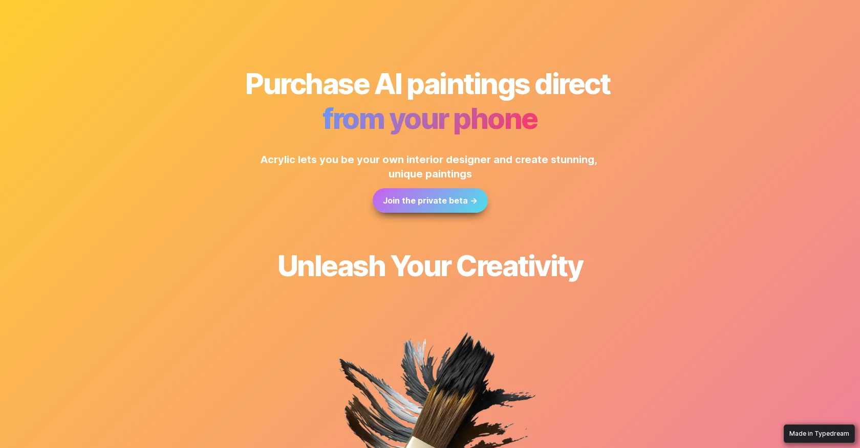 Acrylic screenshot