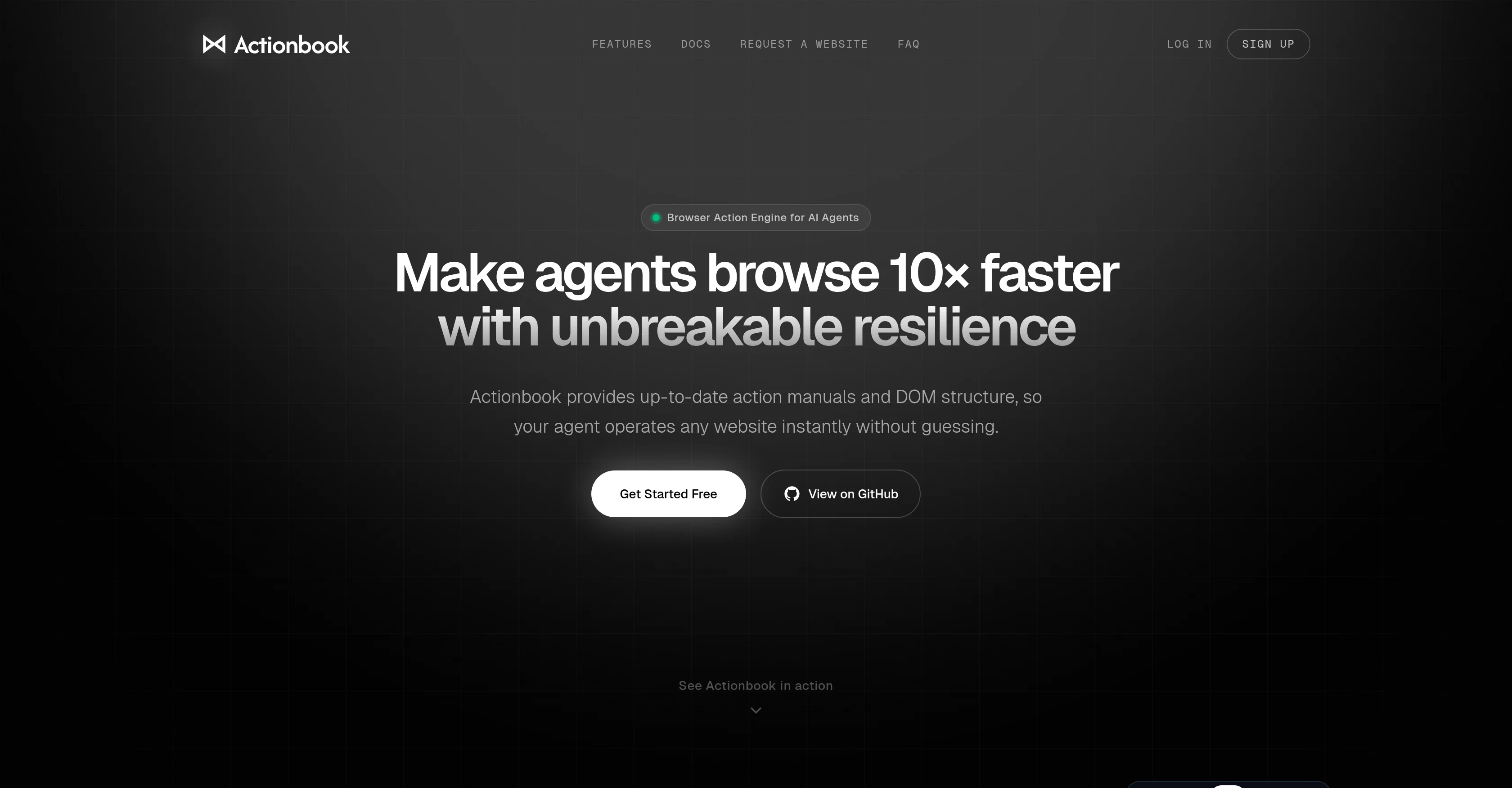 Actionbook screenshot