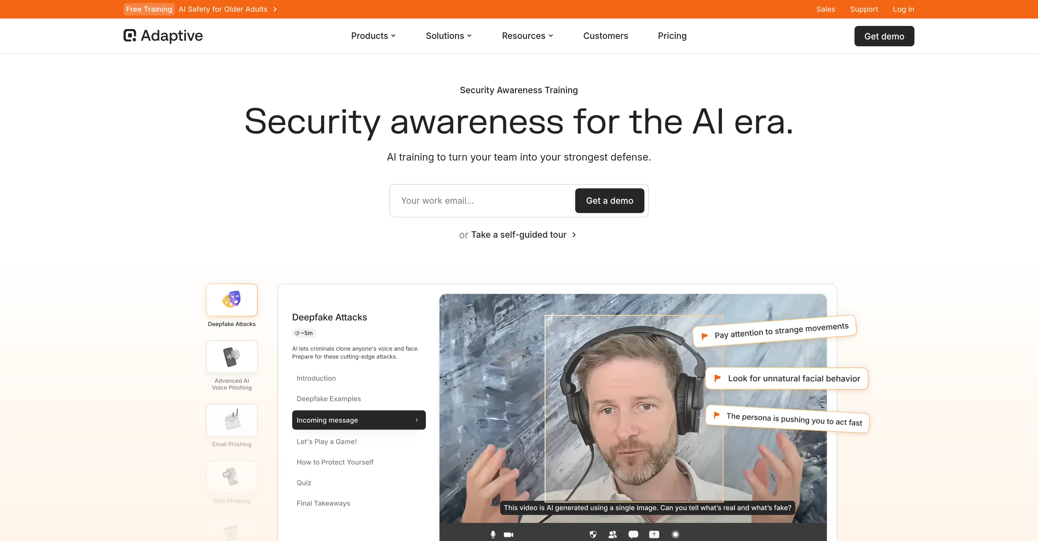 Adaptive Security screenshot