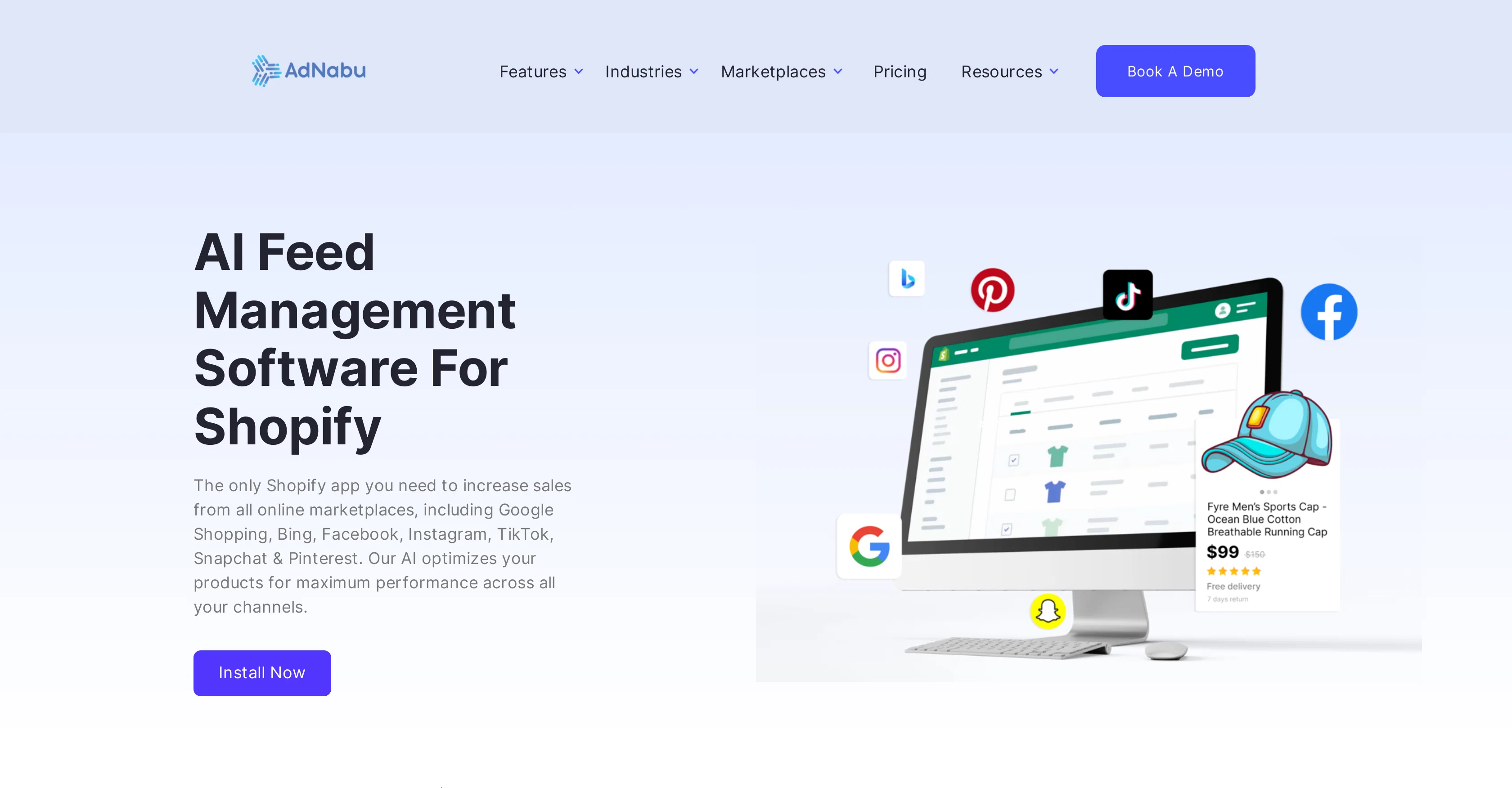 AdNabu screenshot