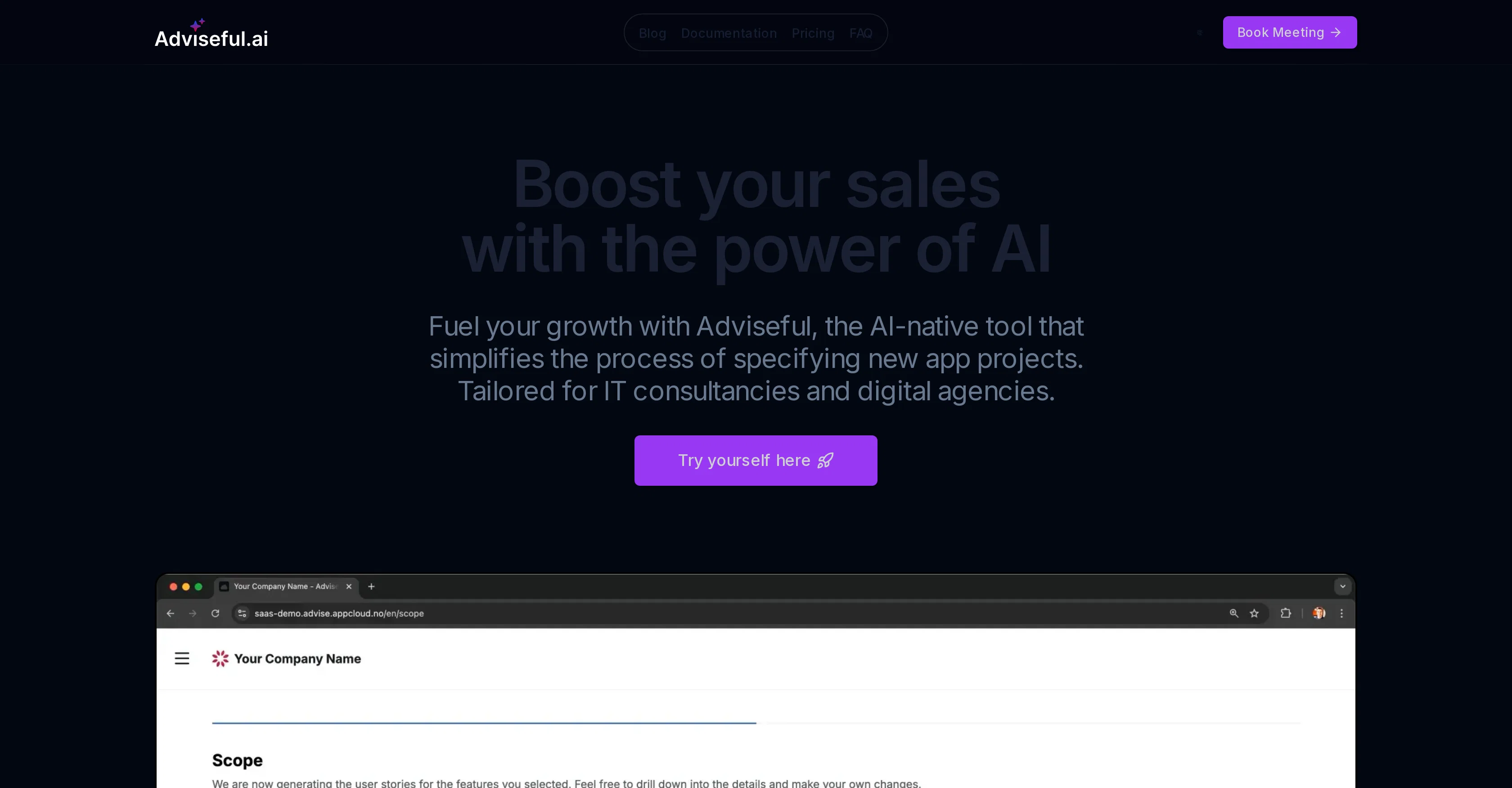 Adviseful.ai screenshot