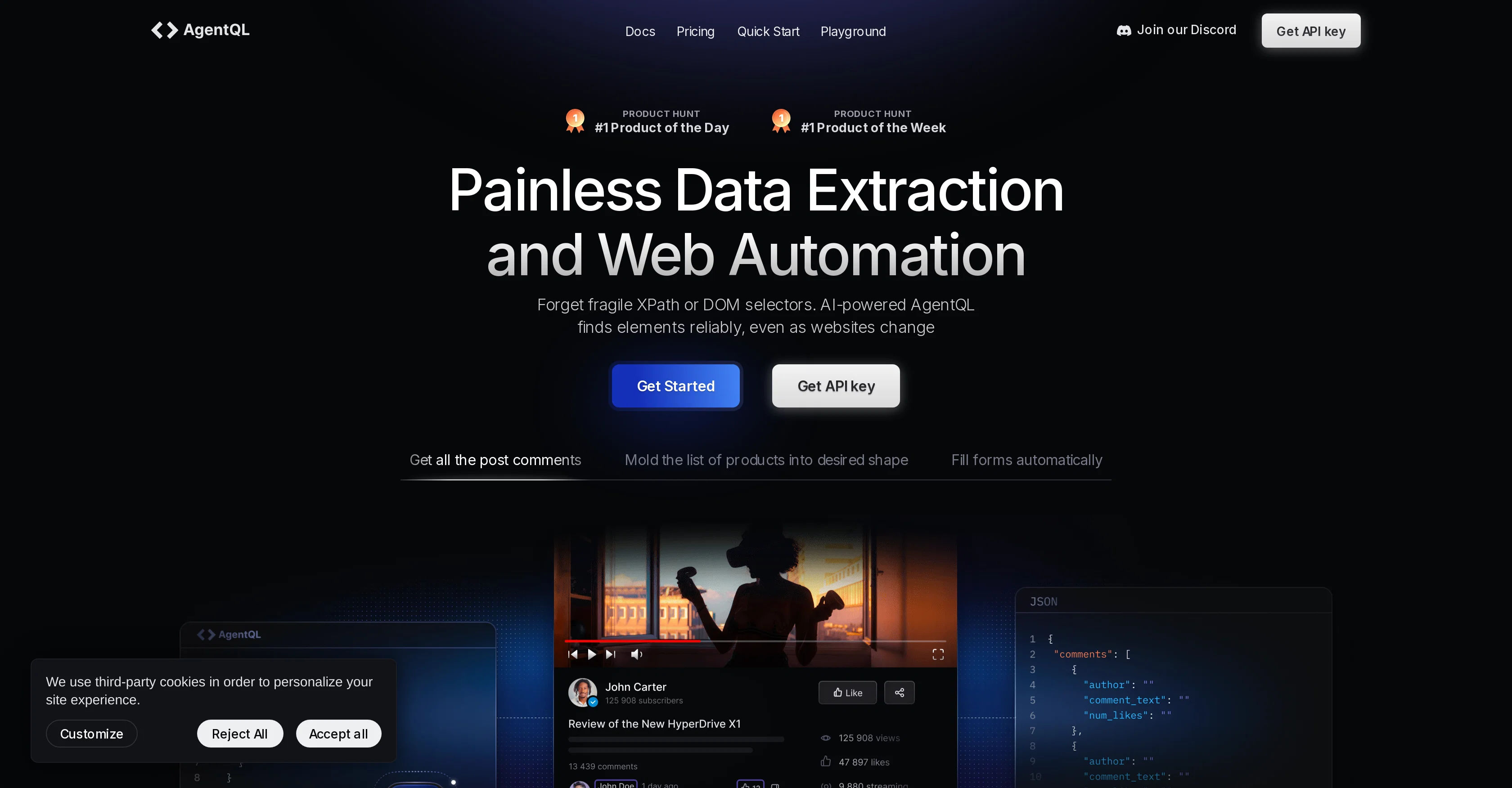 AgentQL screenshot