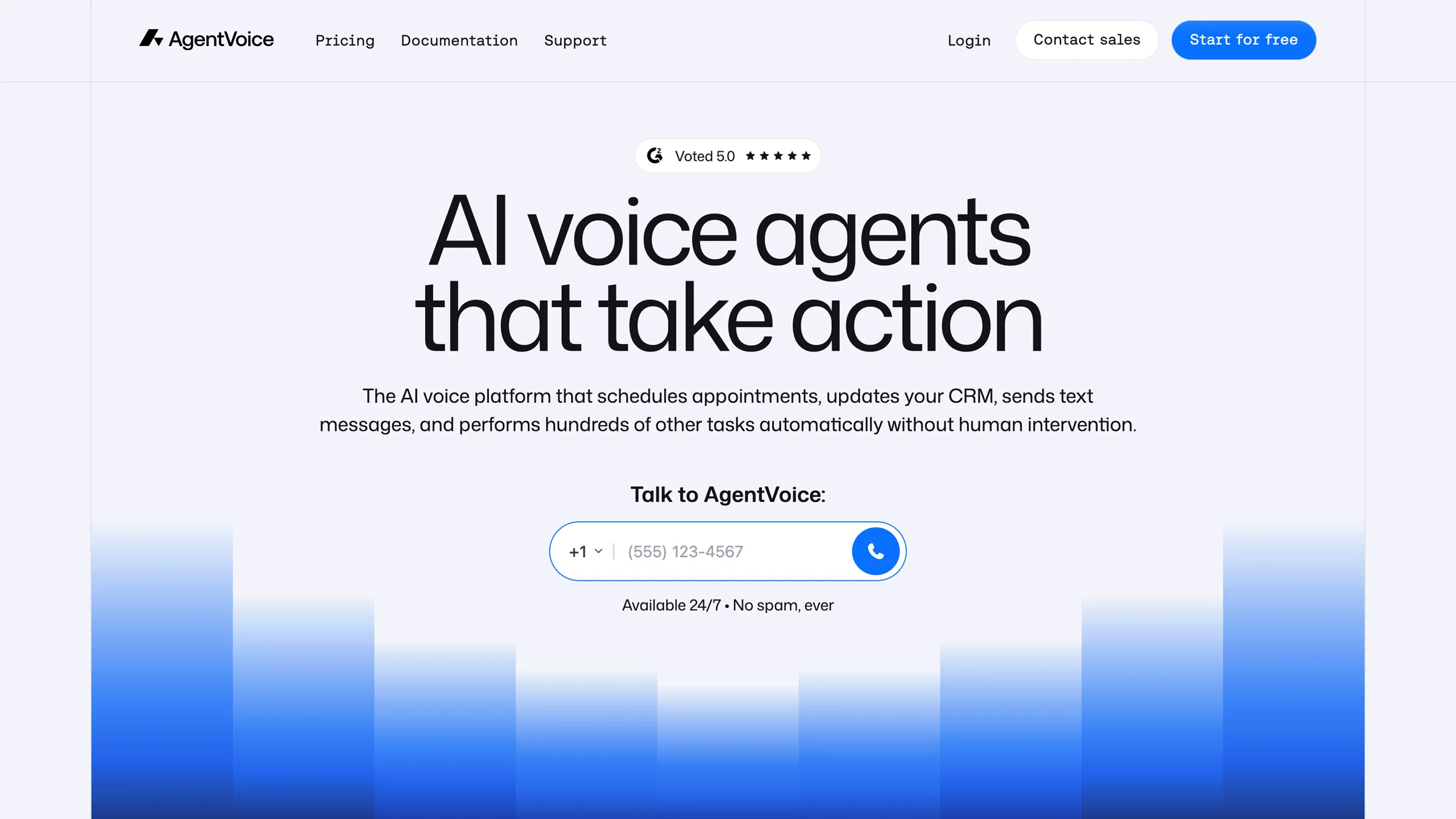 AgentVoicev2.0 screenshot