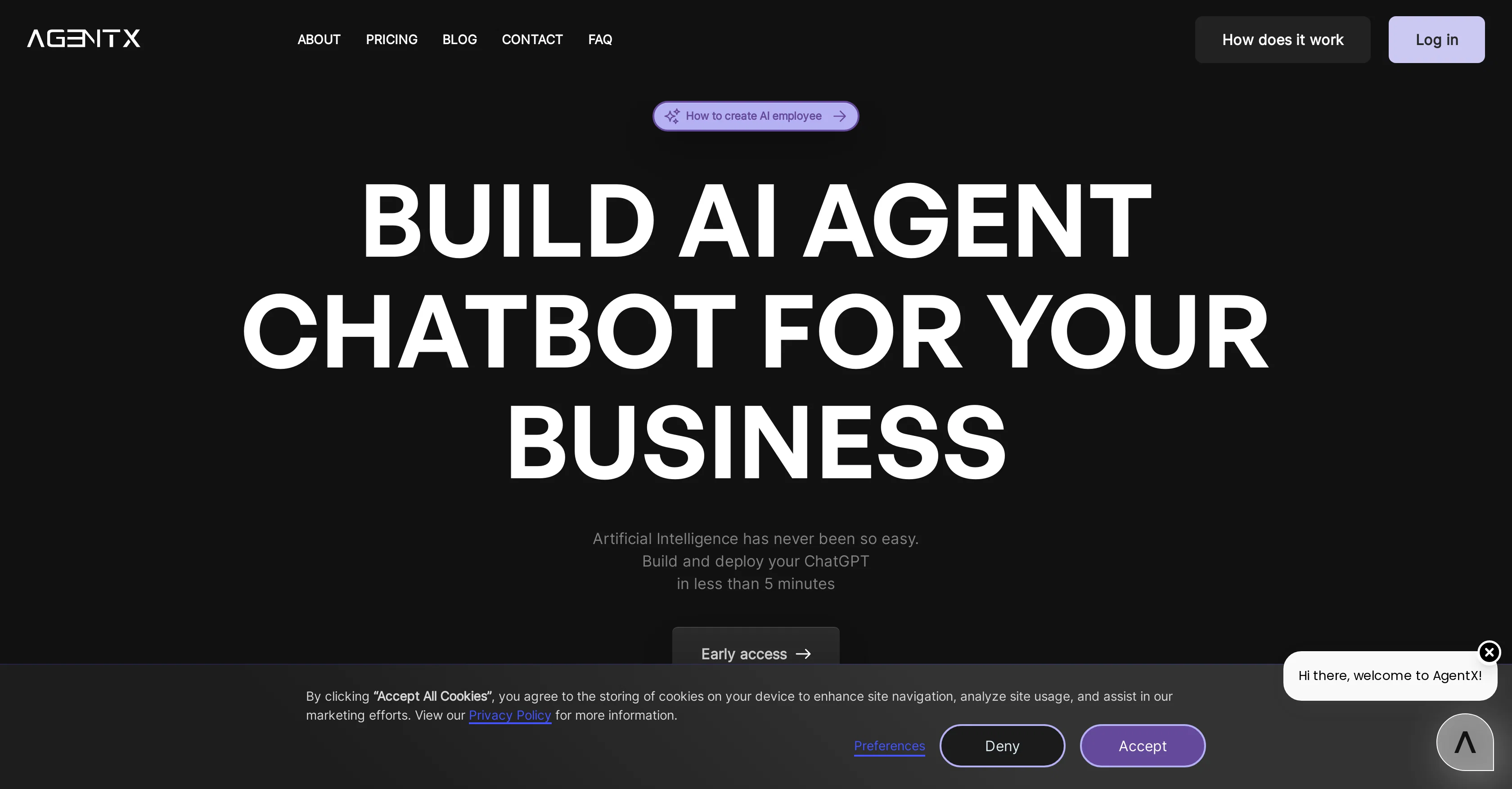 AgentX screenshot