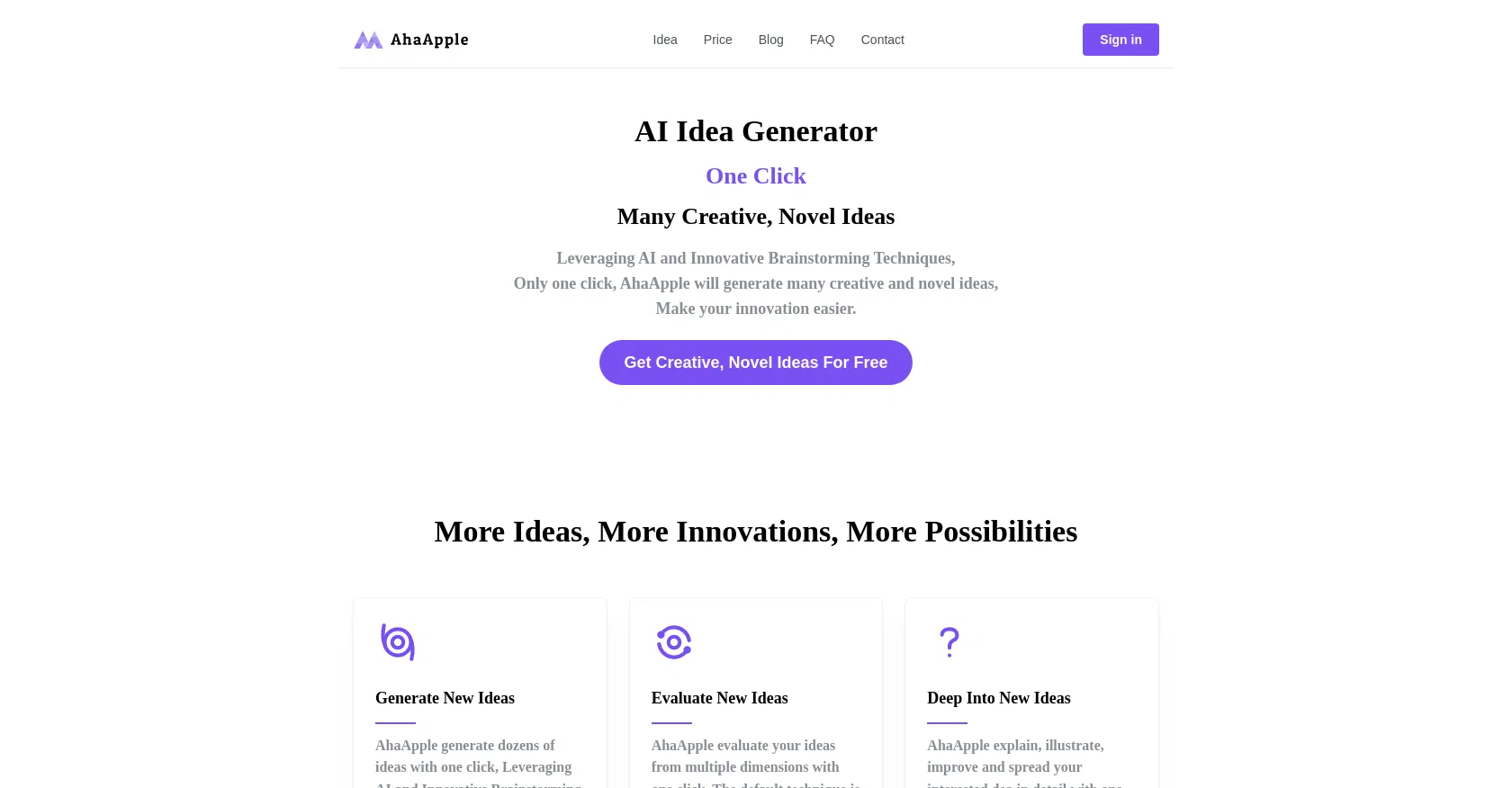 AhaApple screenshot