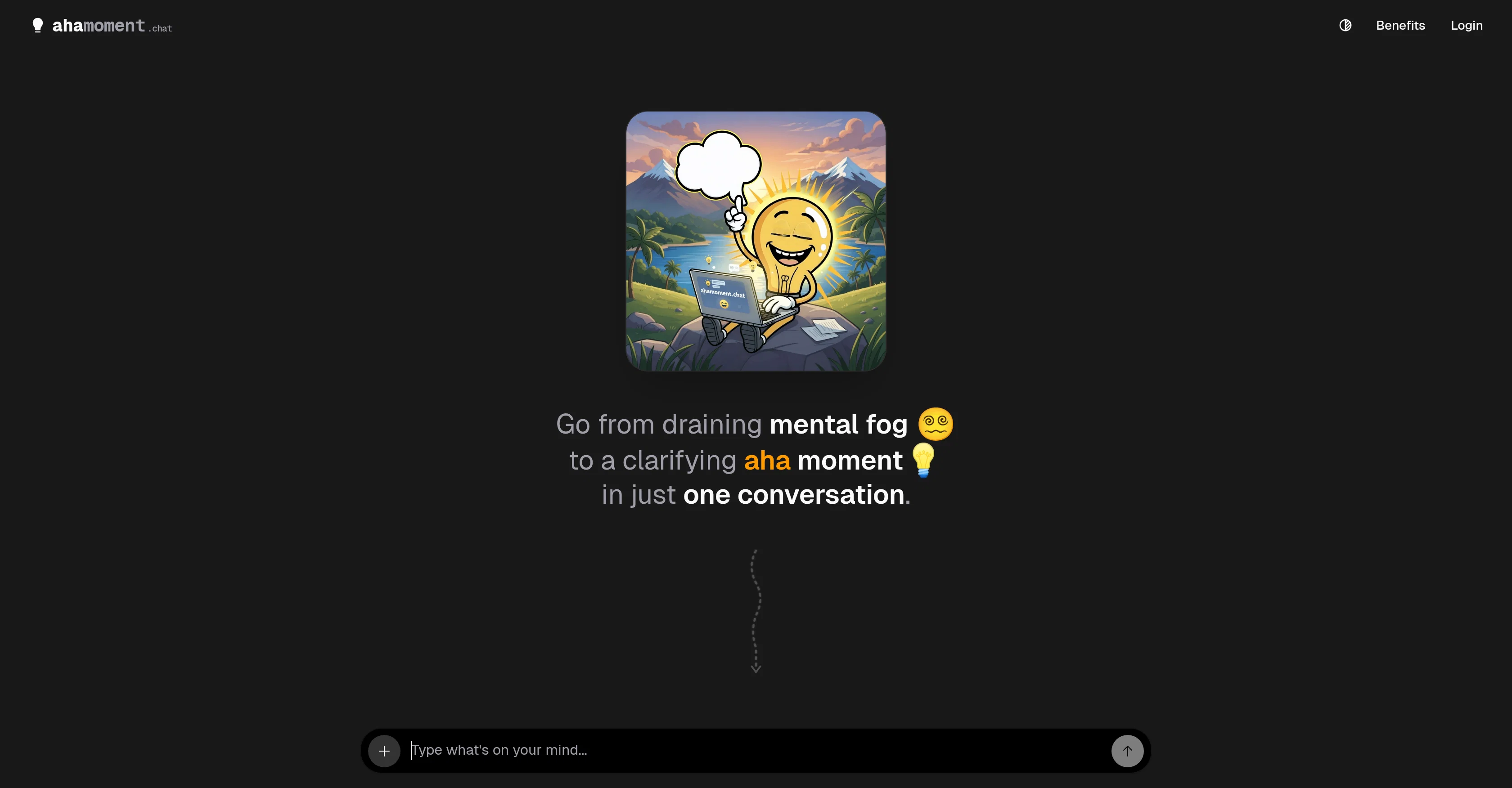 AhaMoment.chat screenshot