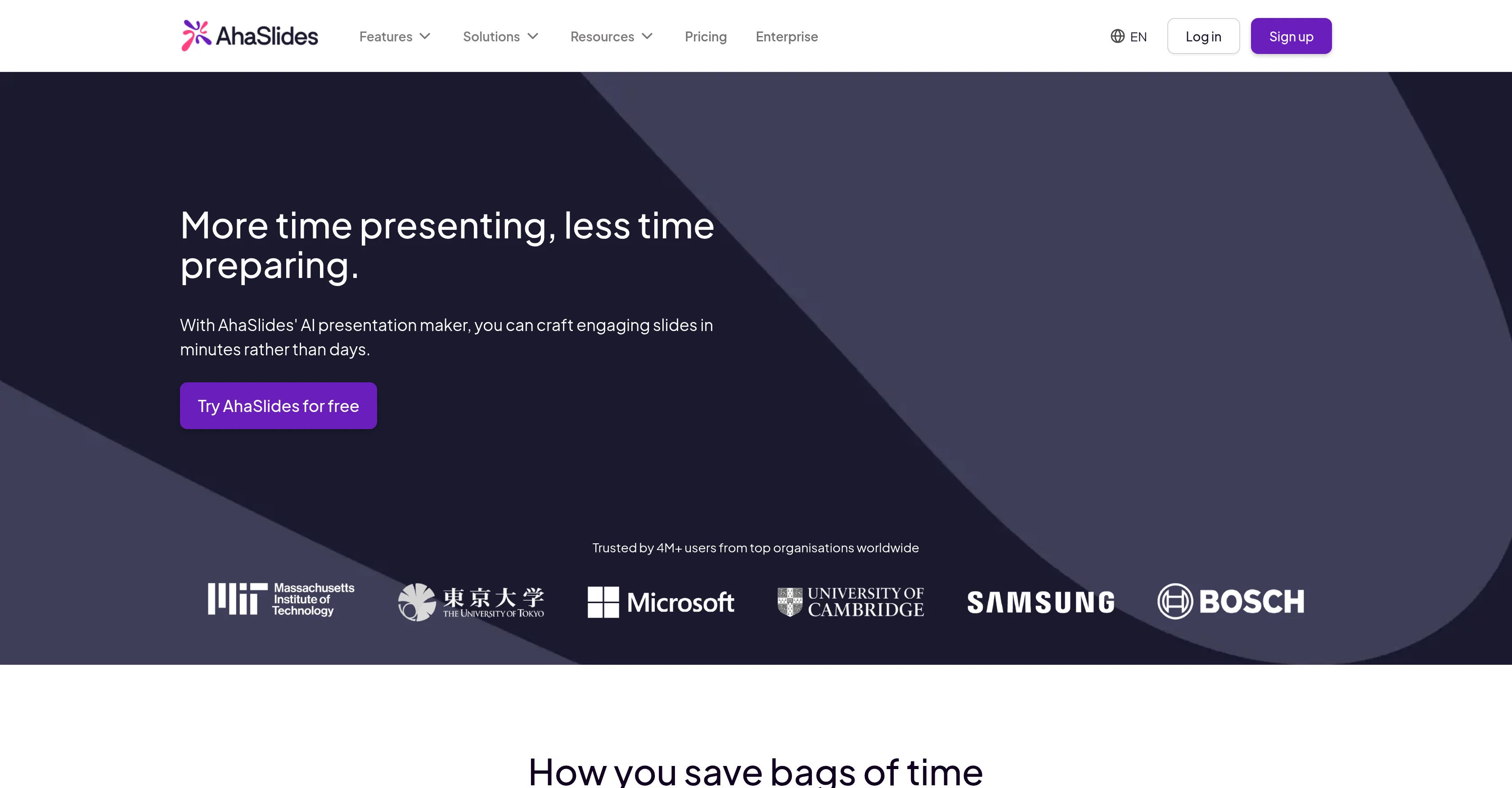 AhaSlides screenshot