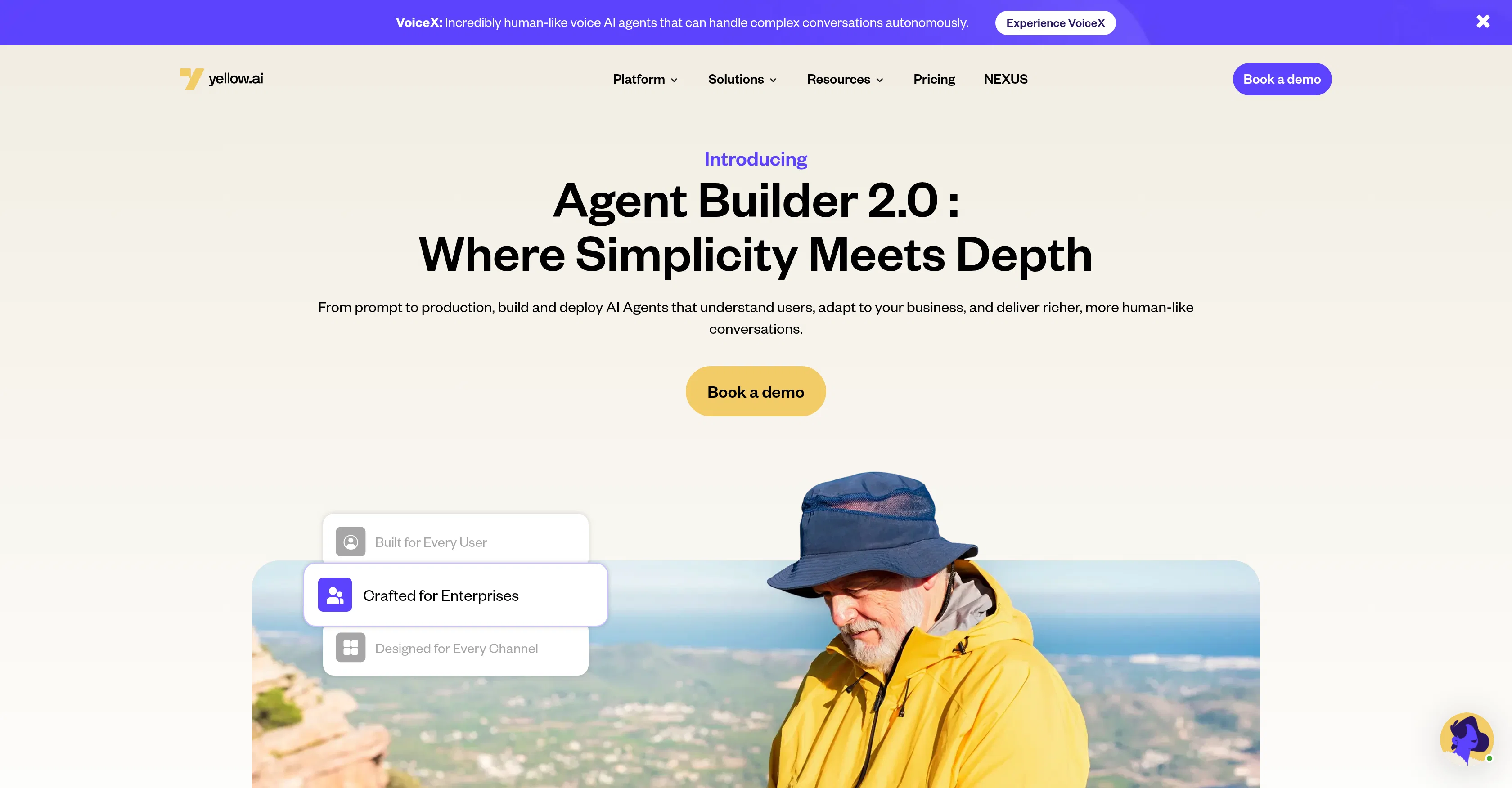 AI Agent Builder by Yellow screenshot
