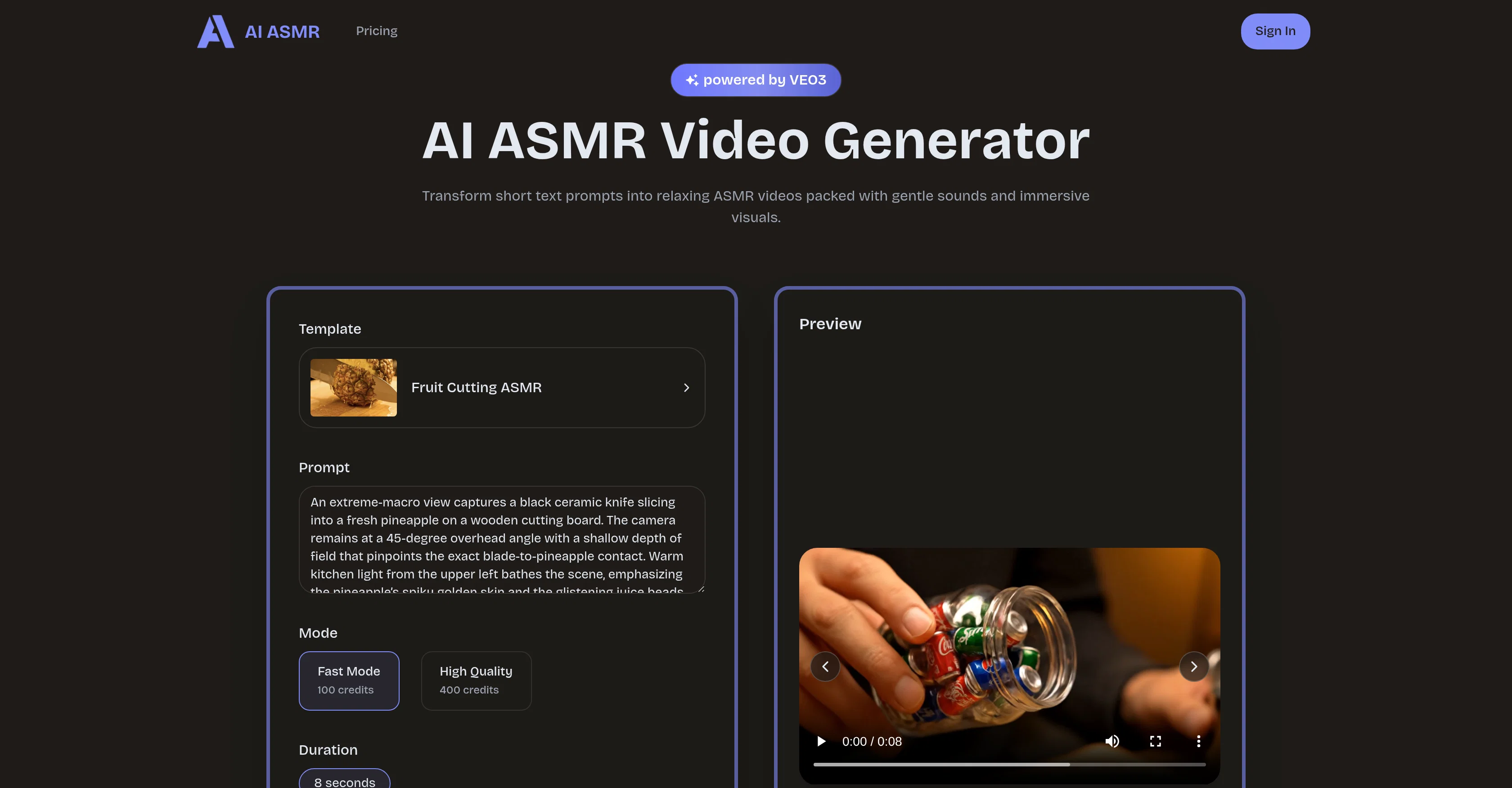 AI-ASMR.io screenshot