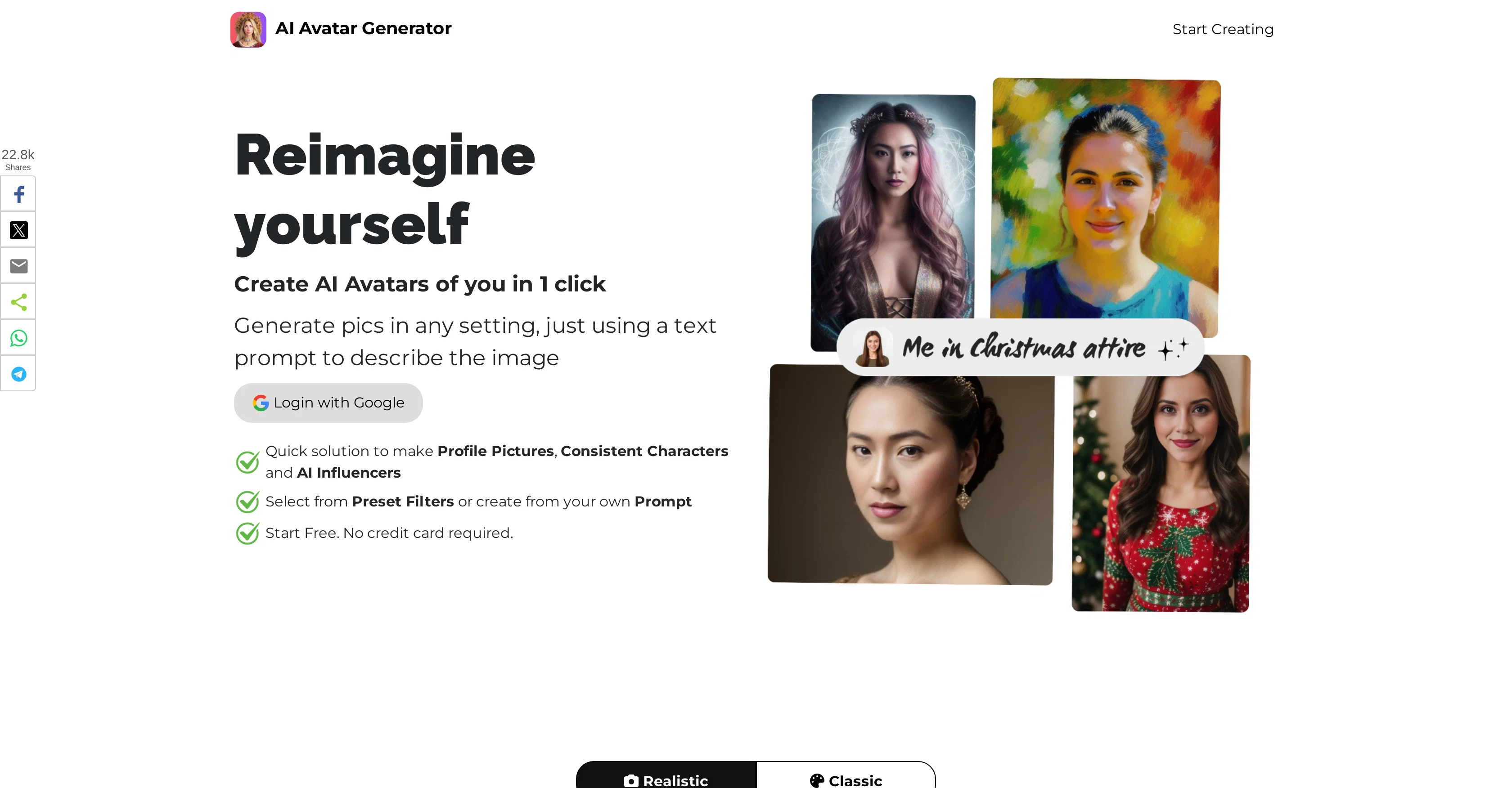 AI Avatar Generator screenshot