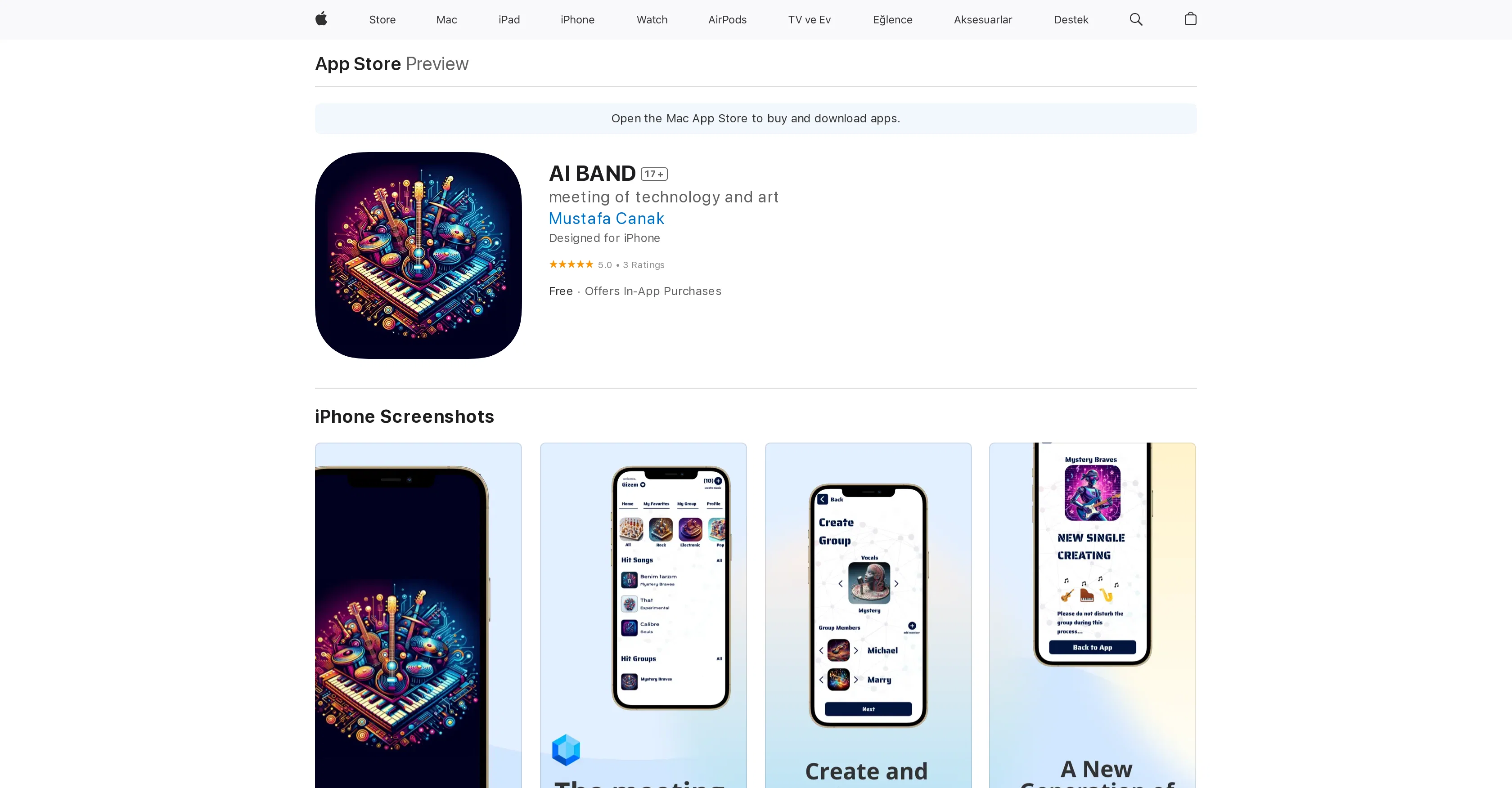 AI BAND screenshot