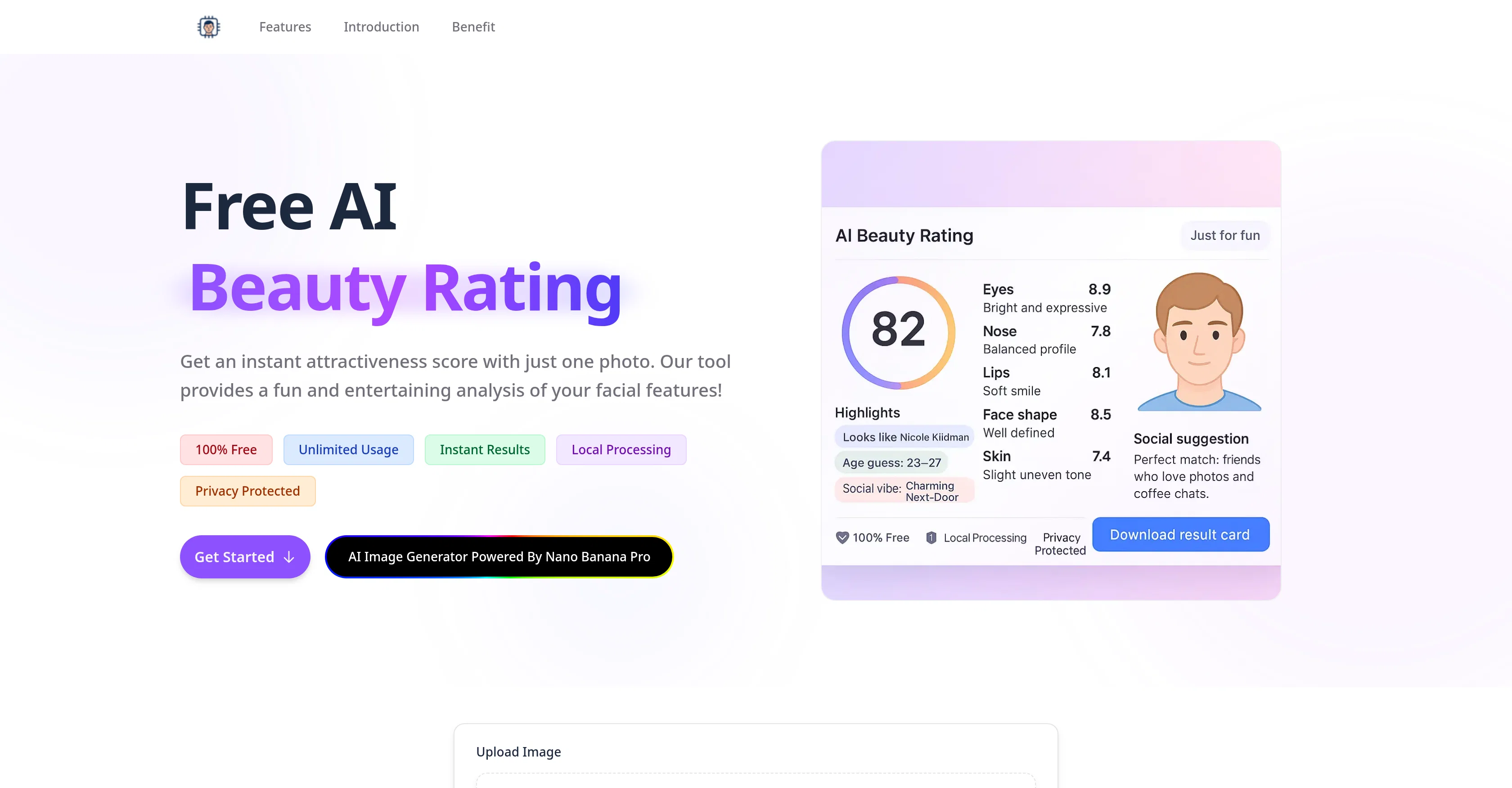 AI Beauty Rating screenshot