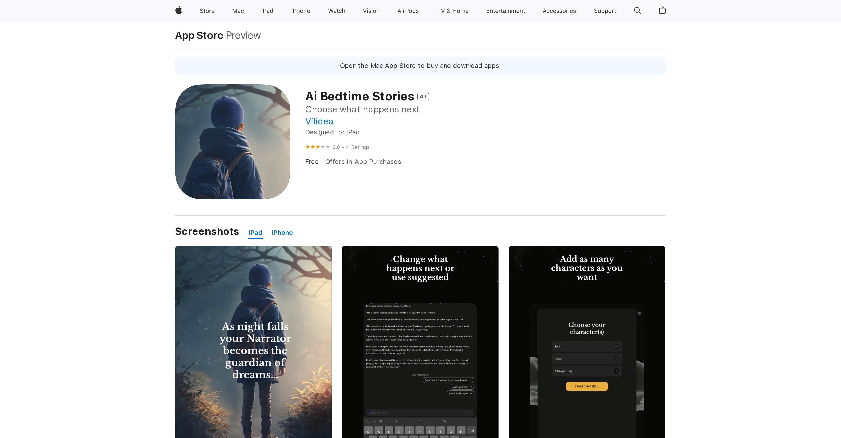 Ai Bedtime Stories screenshot
