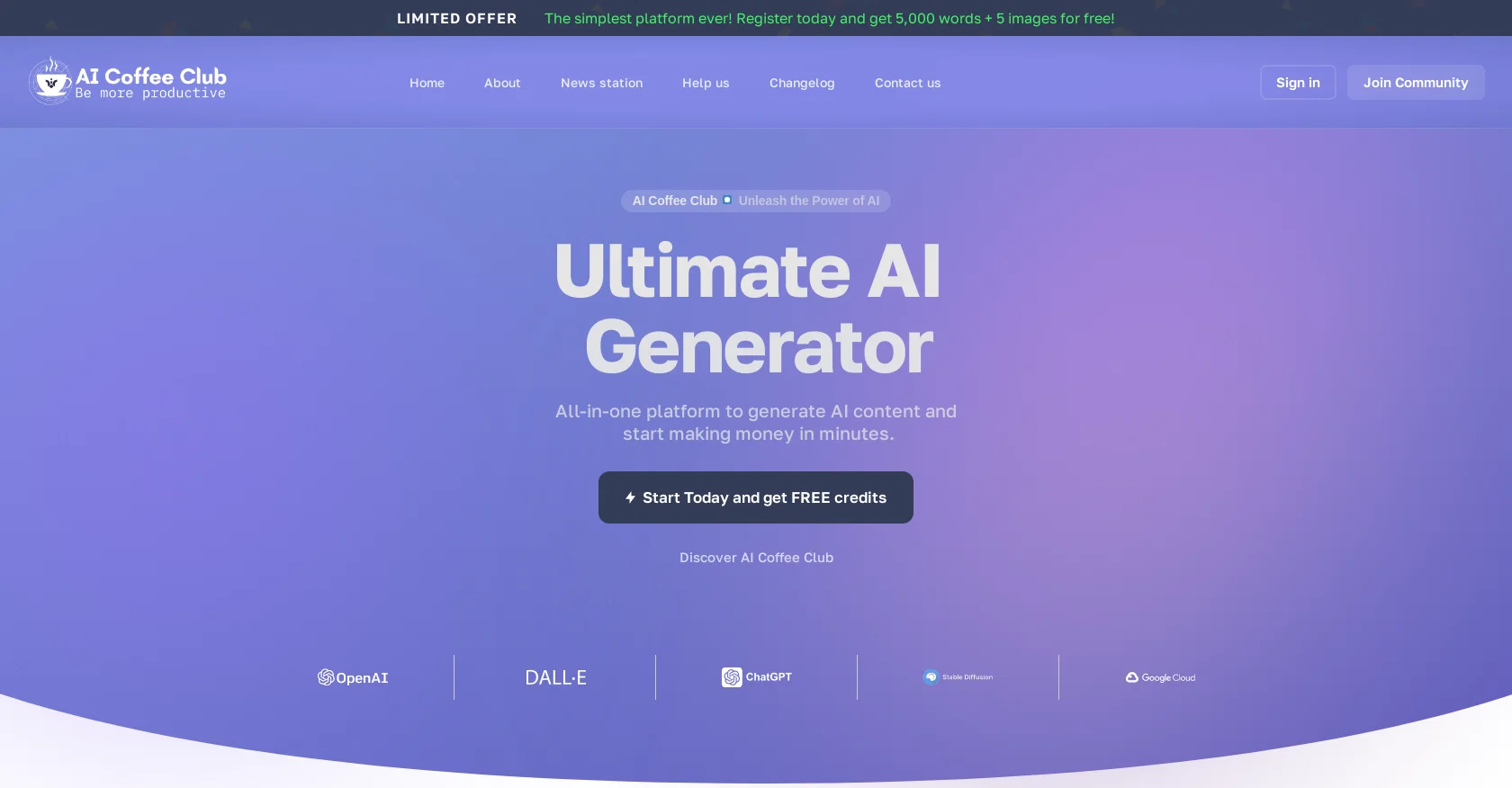 AI Coffee Club screenshot
