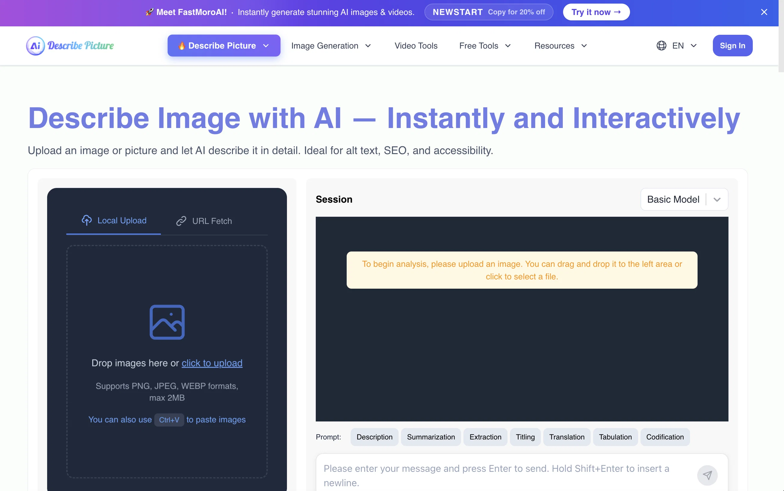 AI Describe Picture screenshot