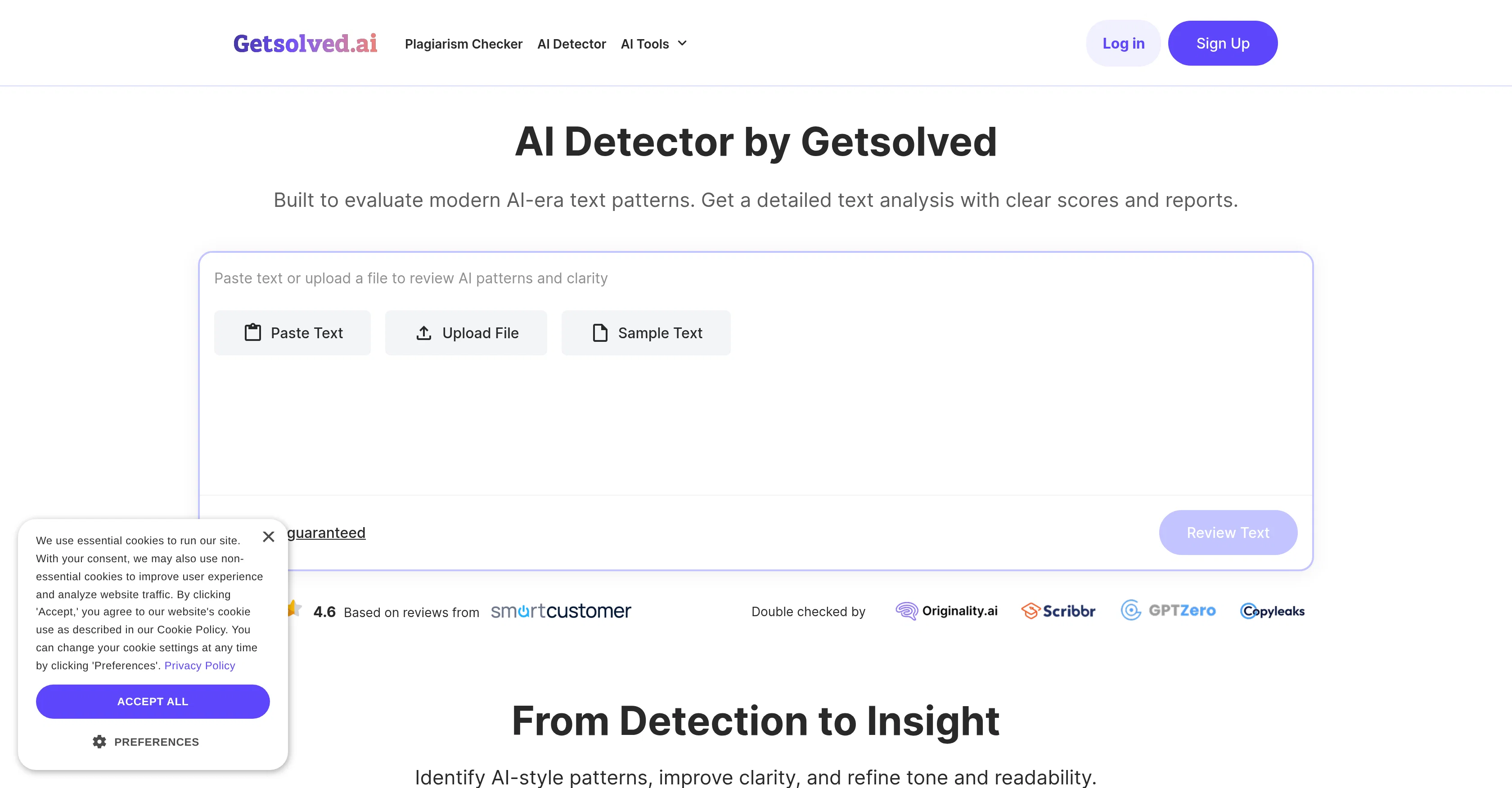 AI Detector by Getsolved screenshot