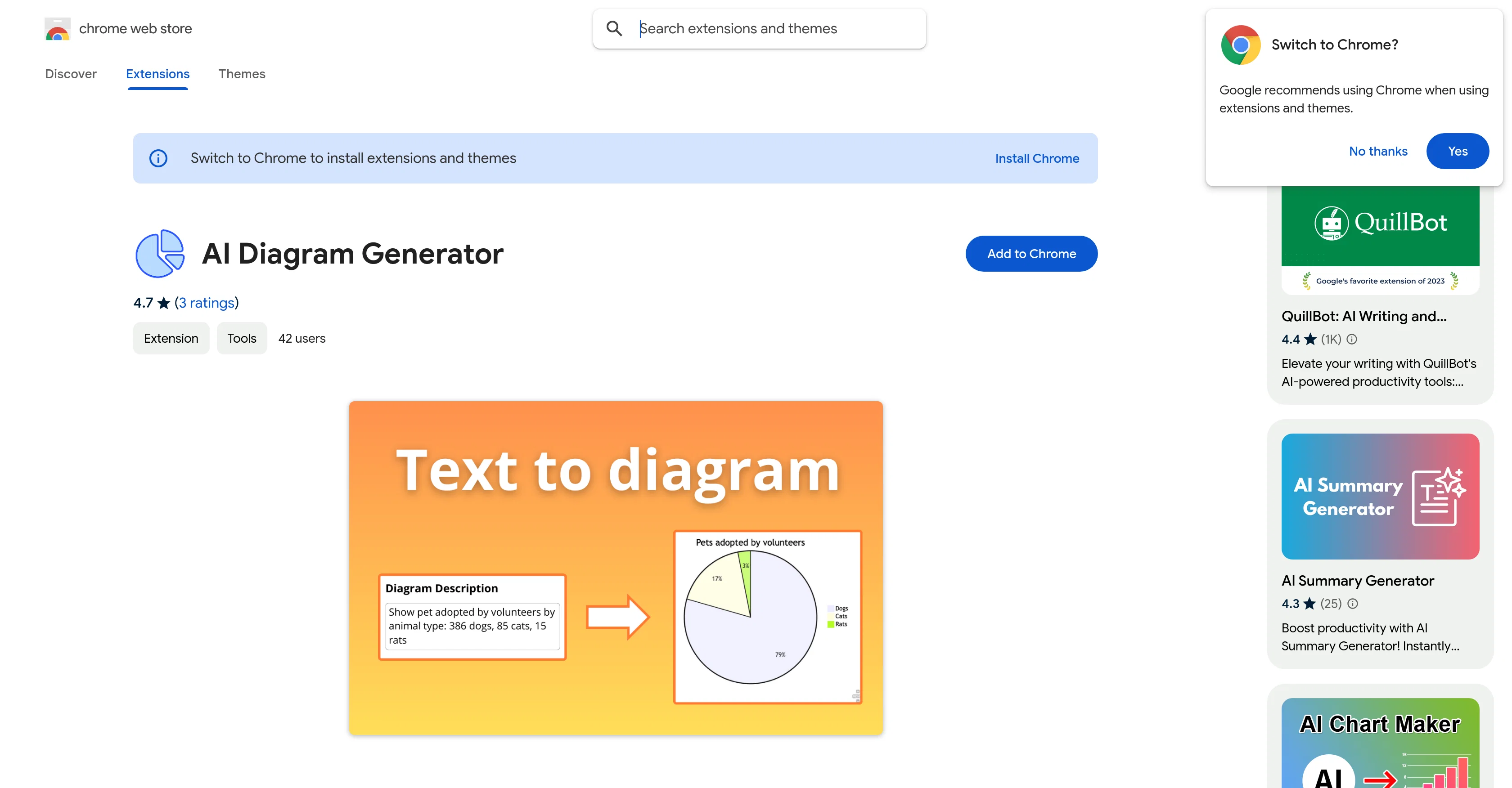 AI Diagram Generator screenshot