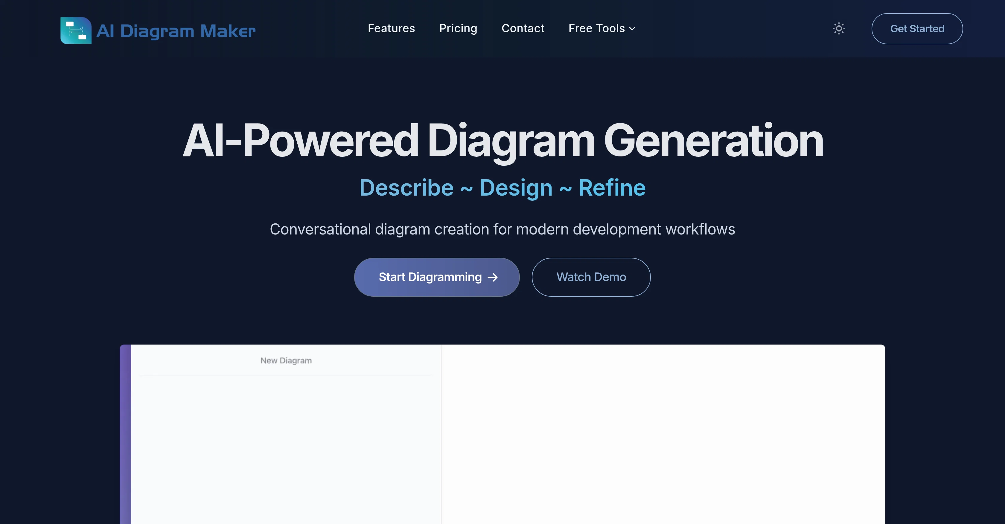 AI Diagram Makerv3.0 screenshot