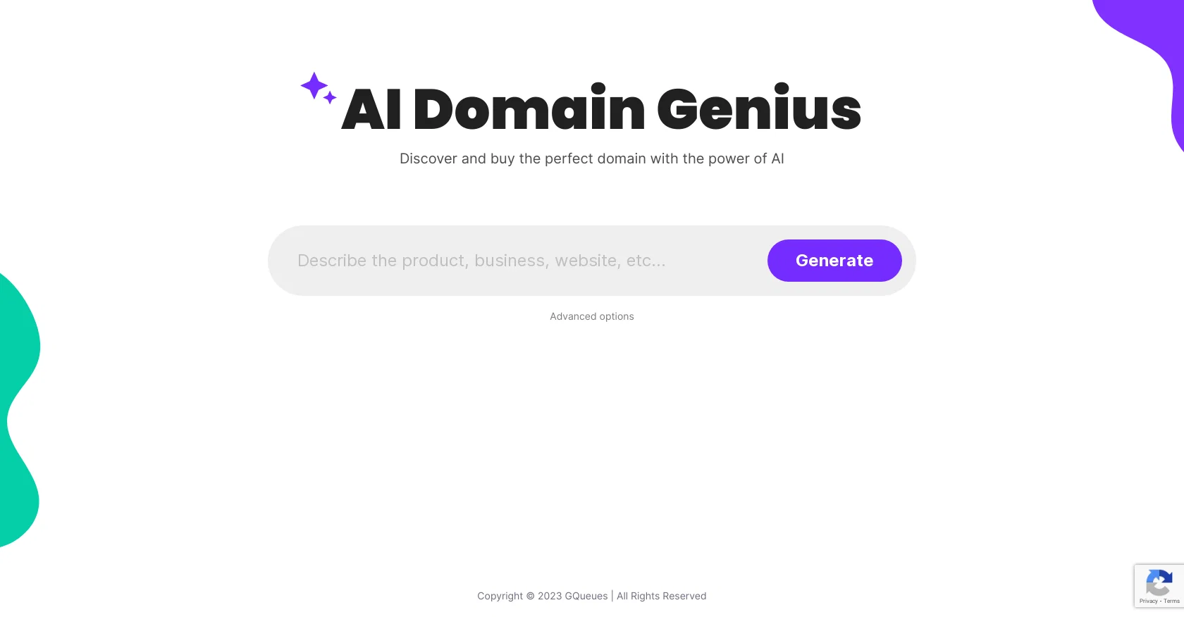 AI Domain Genius screenshot