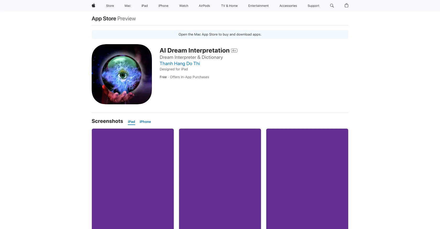 AI Dream Interpretation screenshot