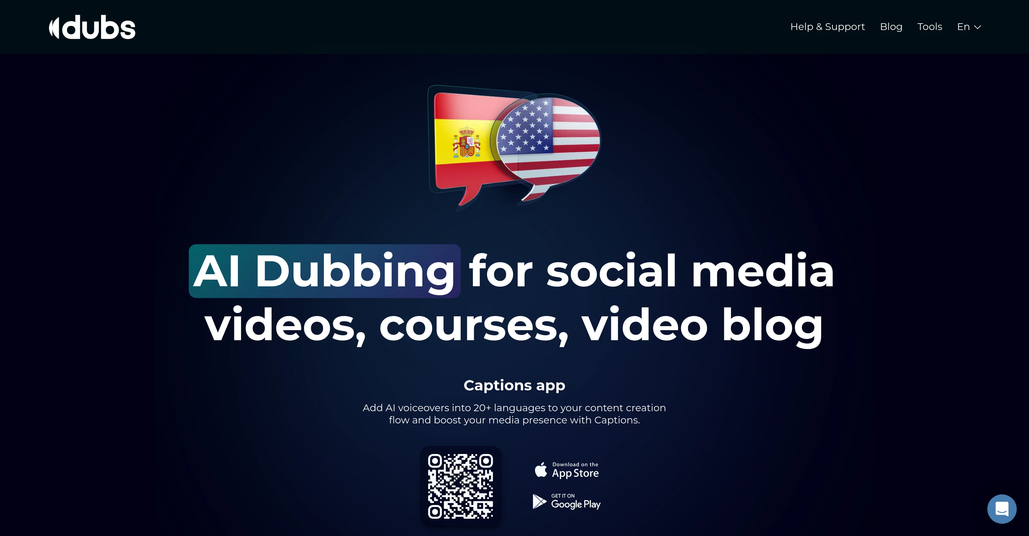 AI Dubbing by Captions screenshot