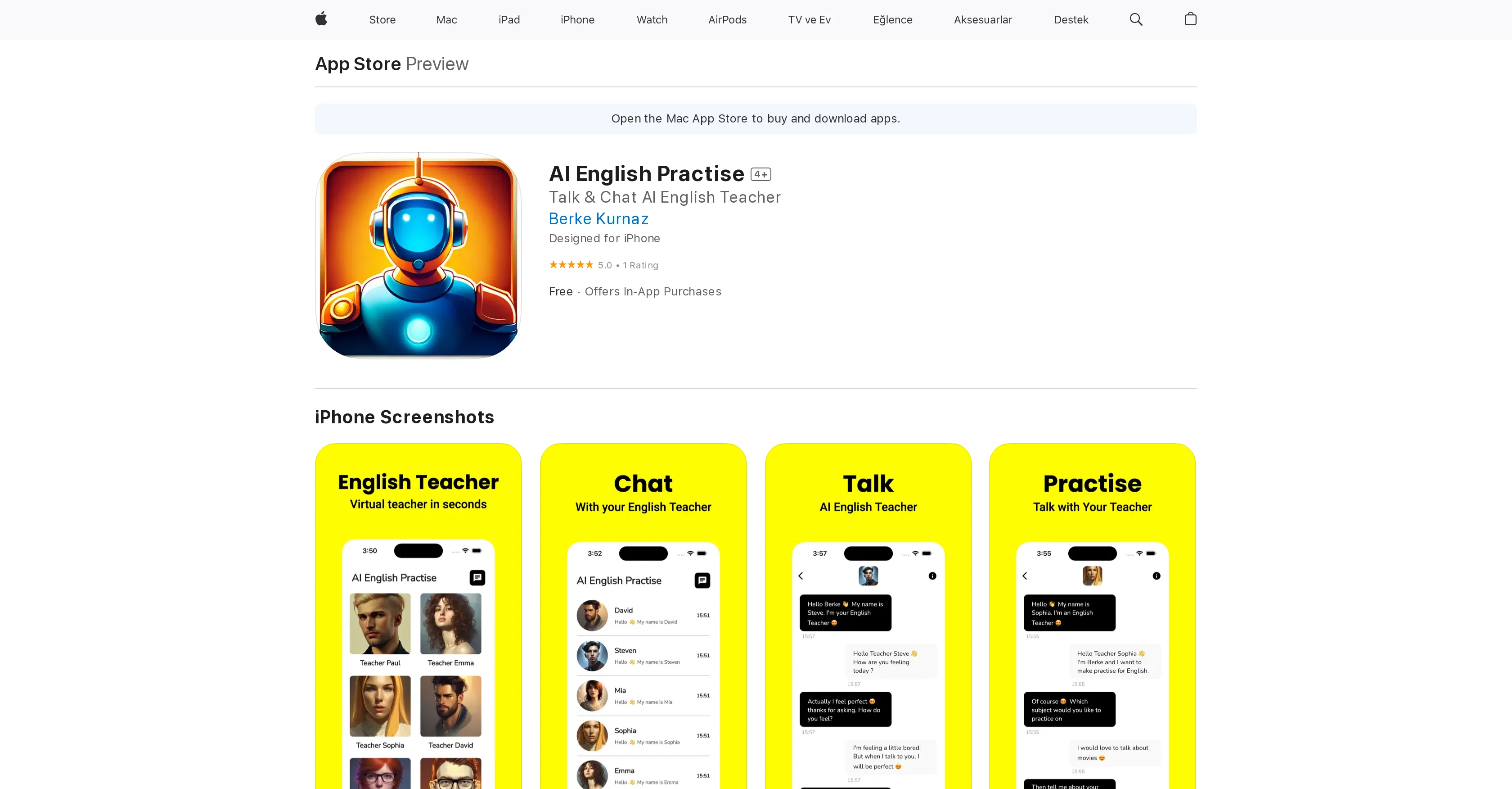 AI English Practise screenshot