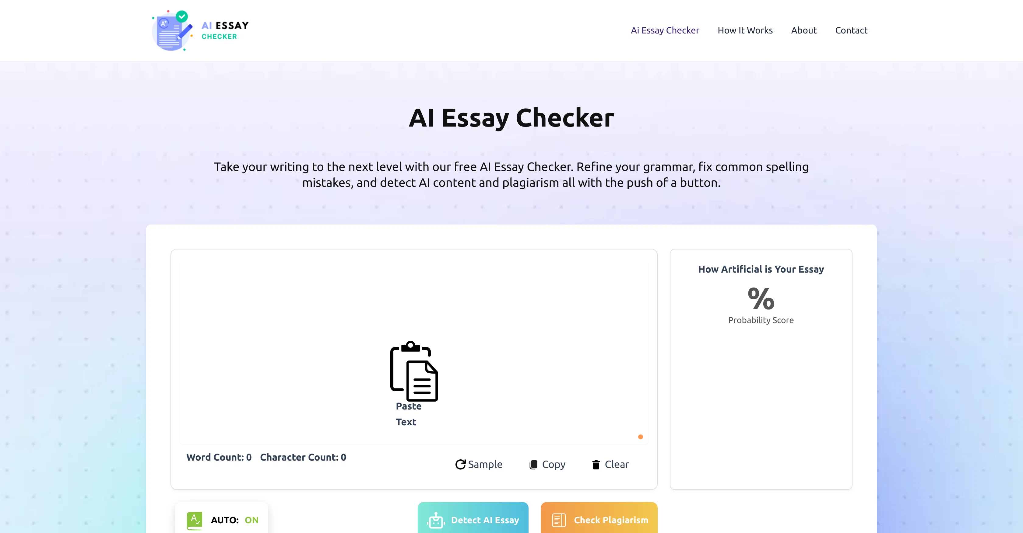 AI Essay Checker screenshot