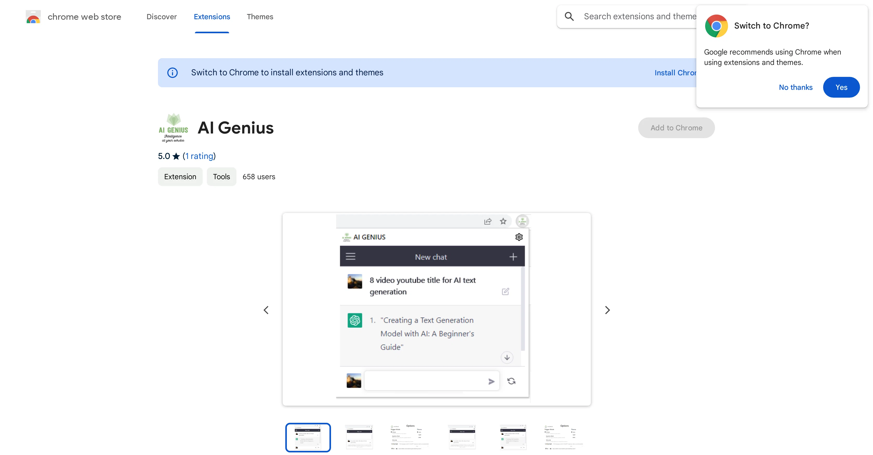 AI Genius screenshot