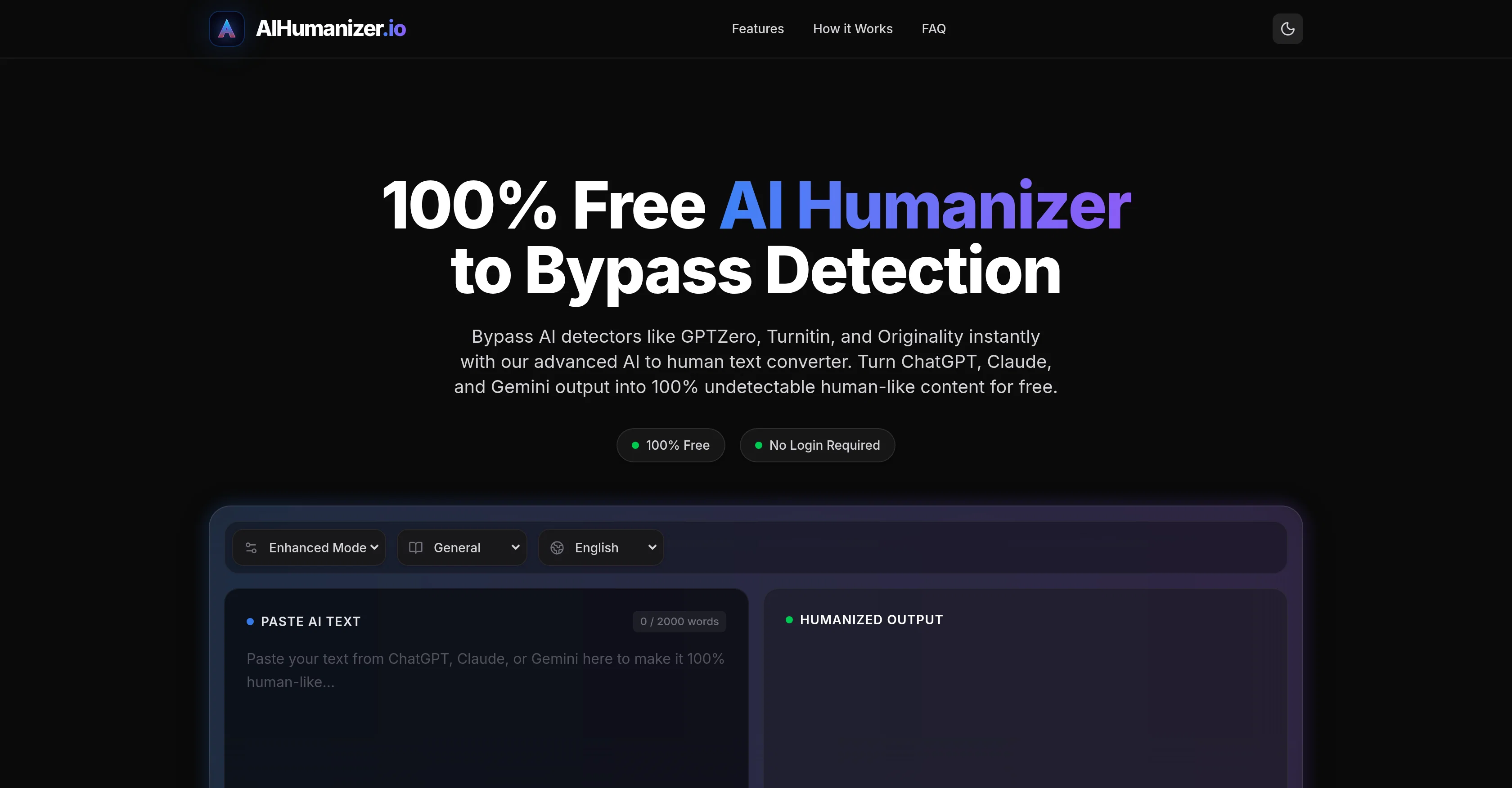 AI Humanizer.io screenshot
