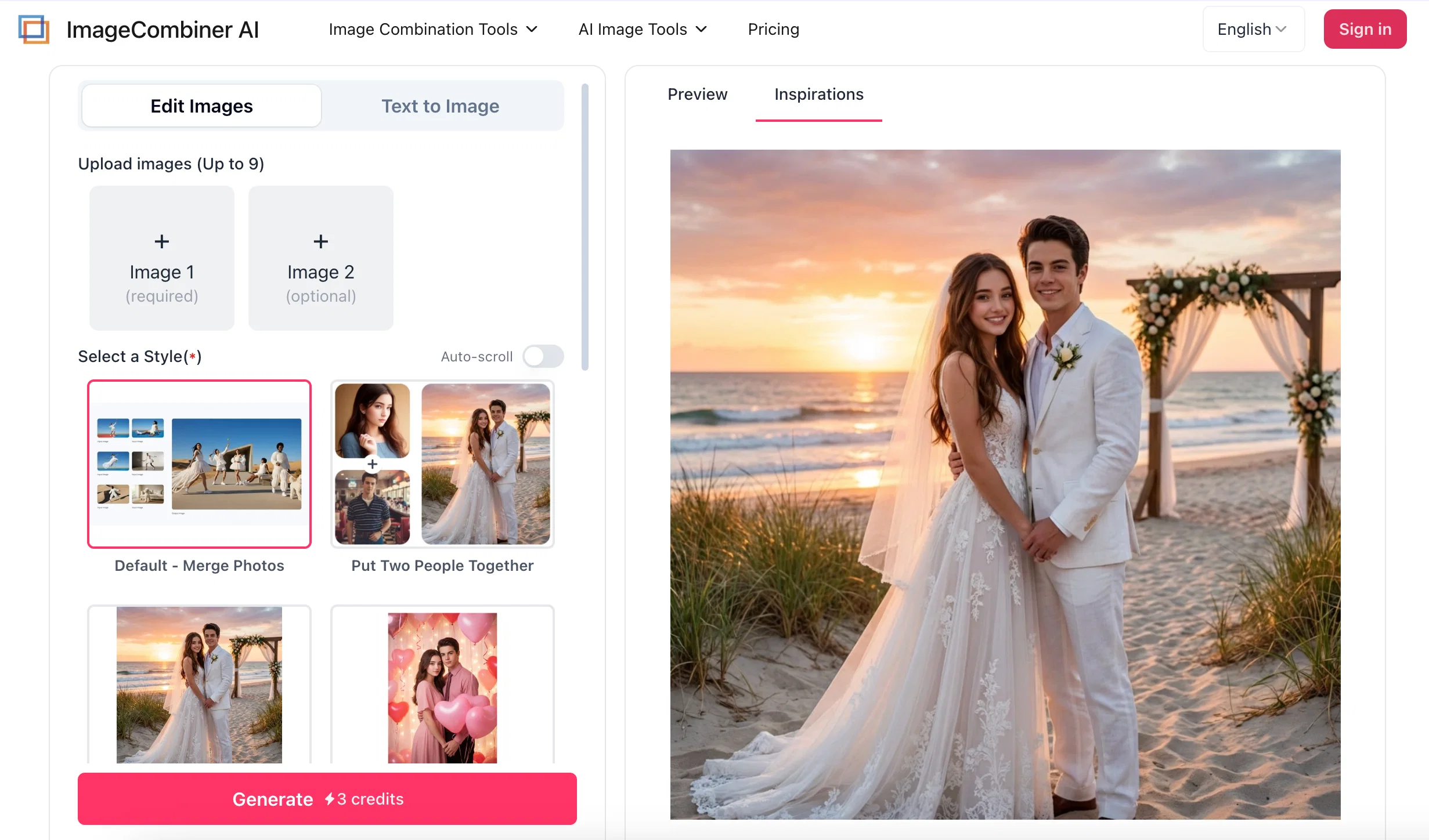 AI Image Combinerv2.0 screenshot
