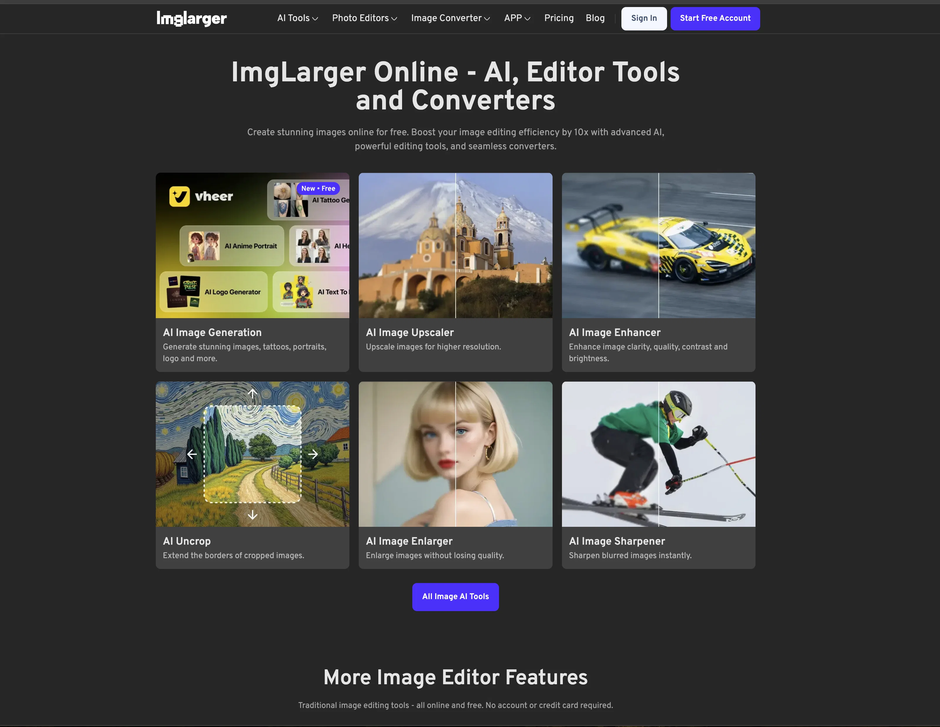 AI Image Enlarger screenshot