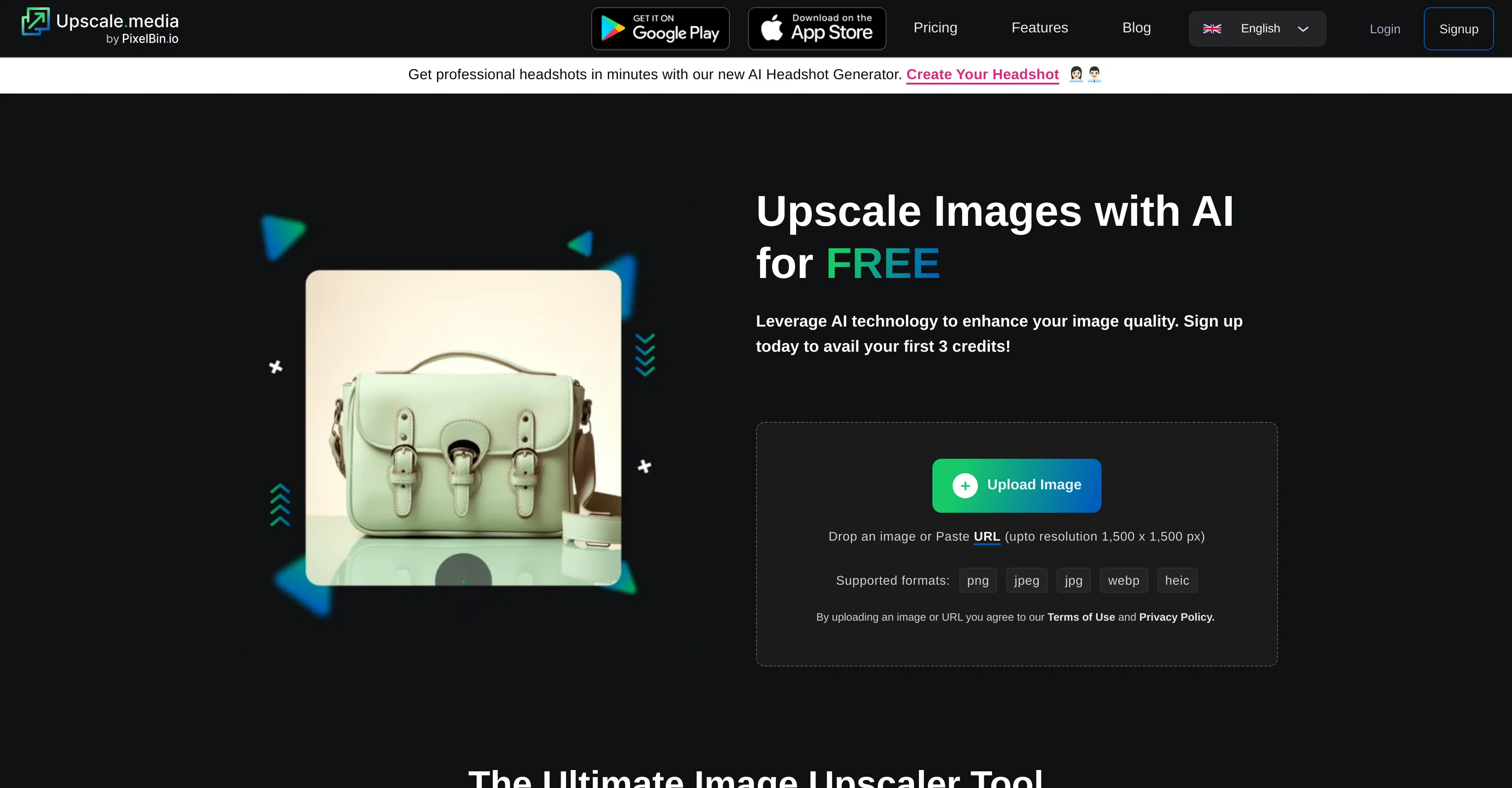 AI Image Upscaler screenshot