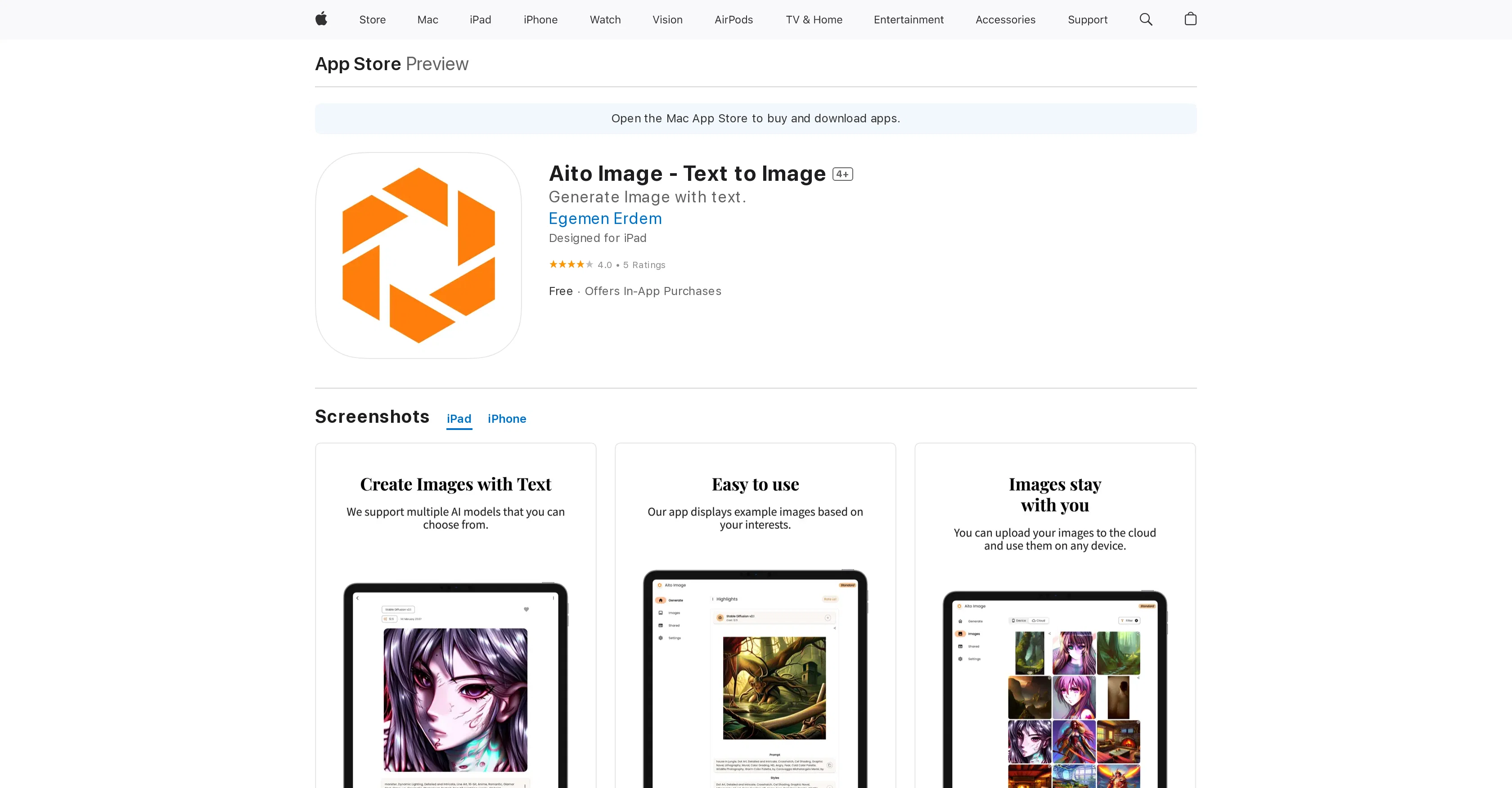 Aito Image - Text to Image screenshot