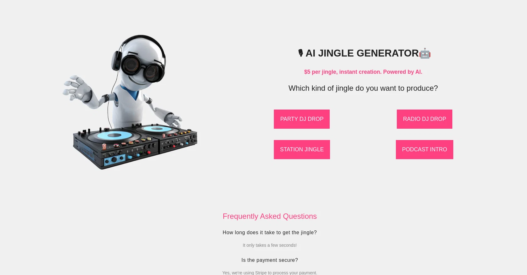 AI Jingle Generator screenshot