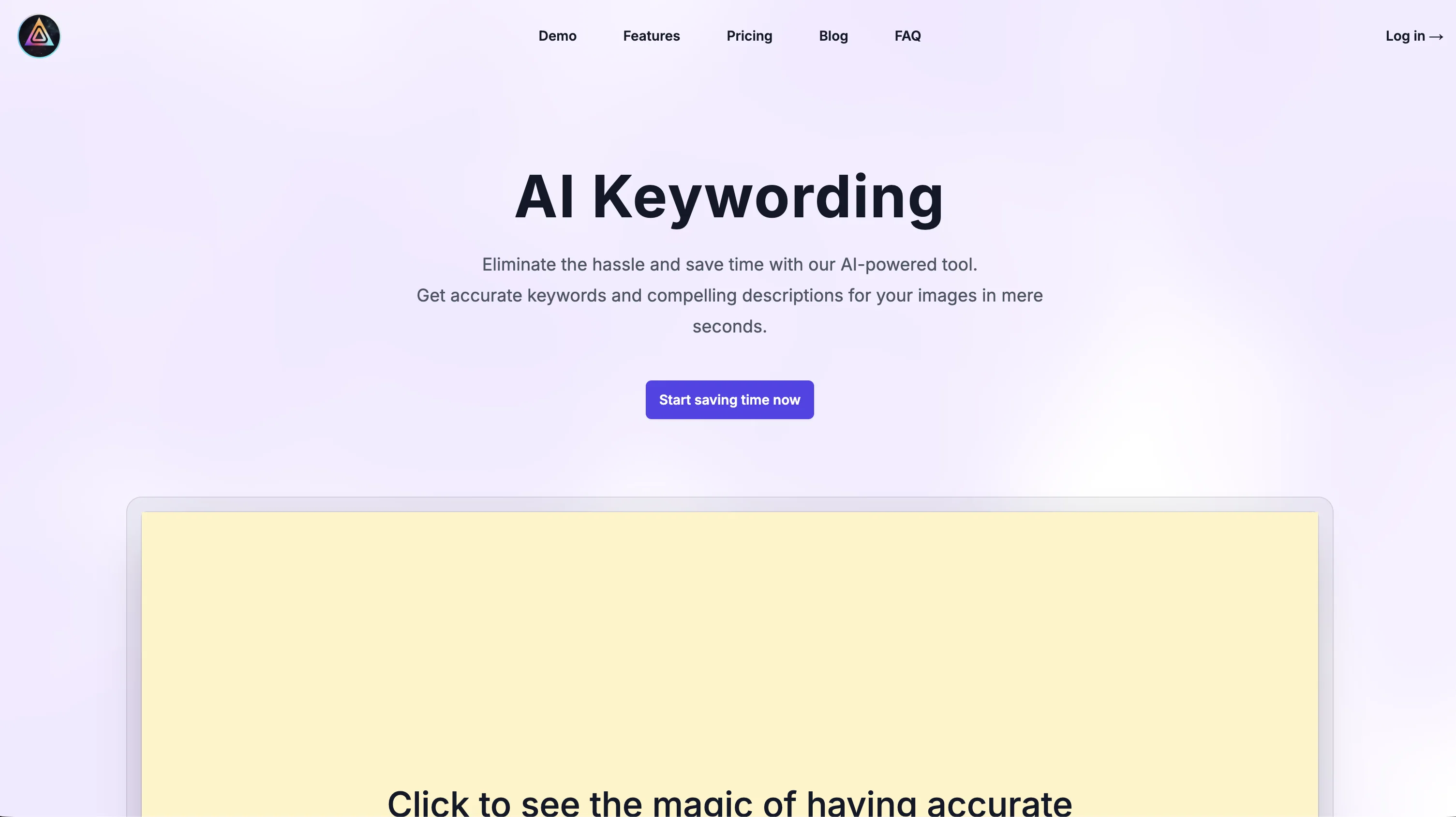 AI Keywording screenshot