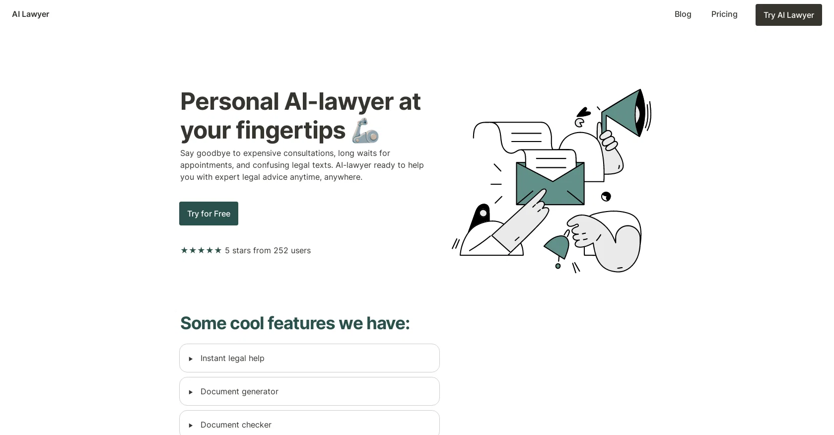 AI Lawyer screenshot