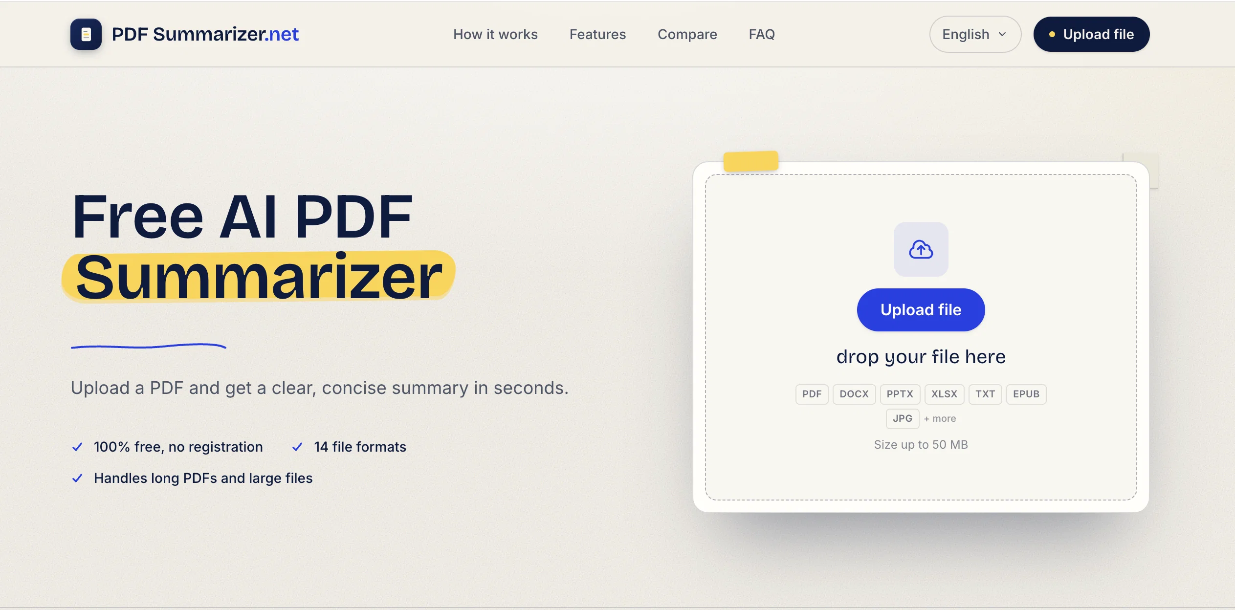 PDFSummarizer.netv1.1 screenshot