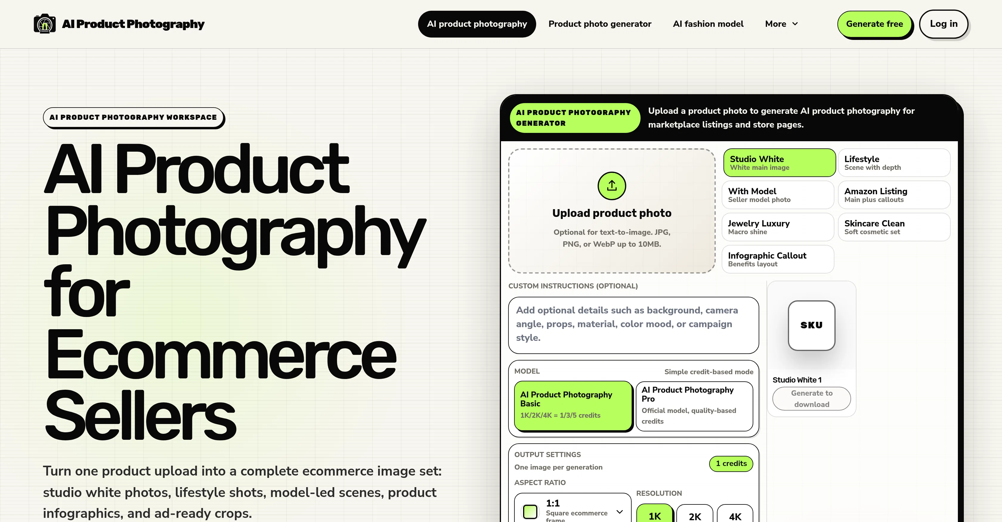 AI Product Photography.app screenshot