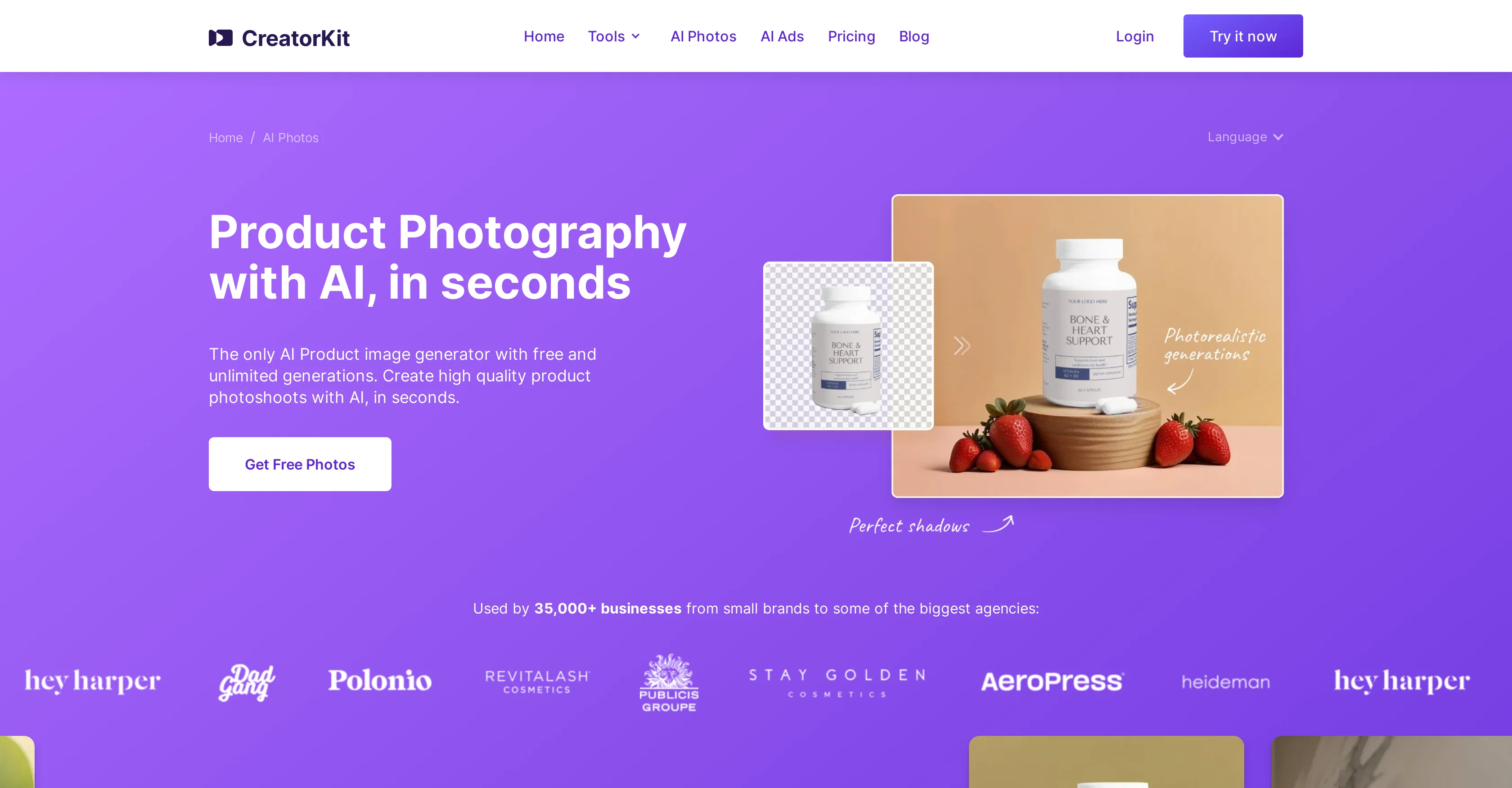 AI Product Photos by CreatorKit screenshot