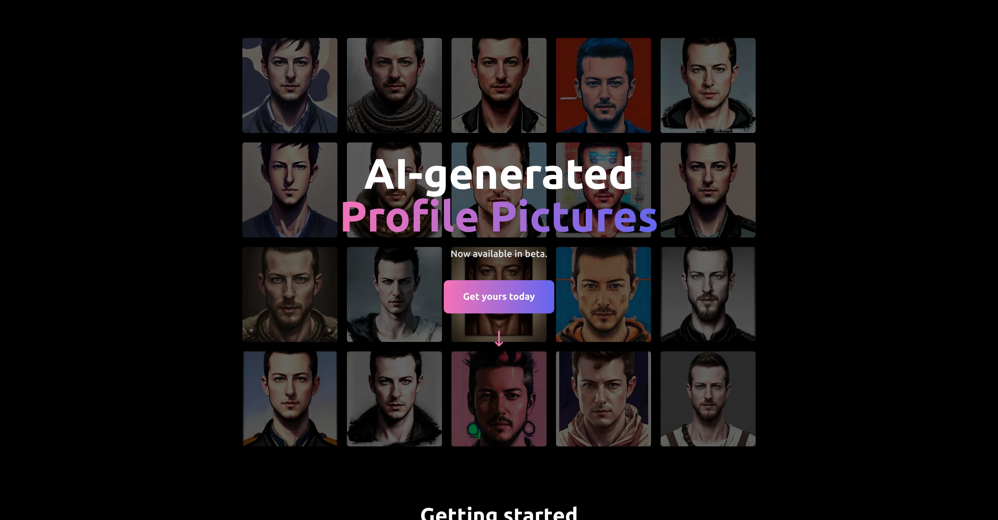 AI Profile Pictures screenshot