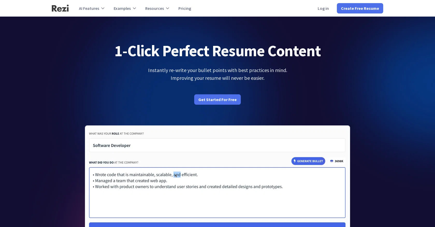 AI Resume Editor screenshot