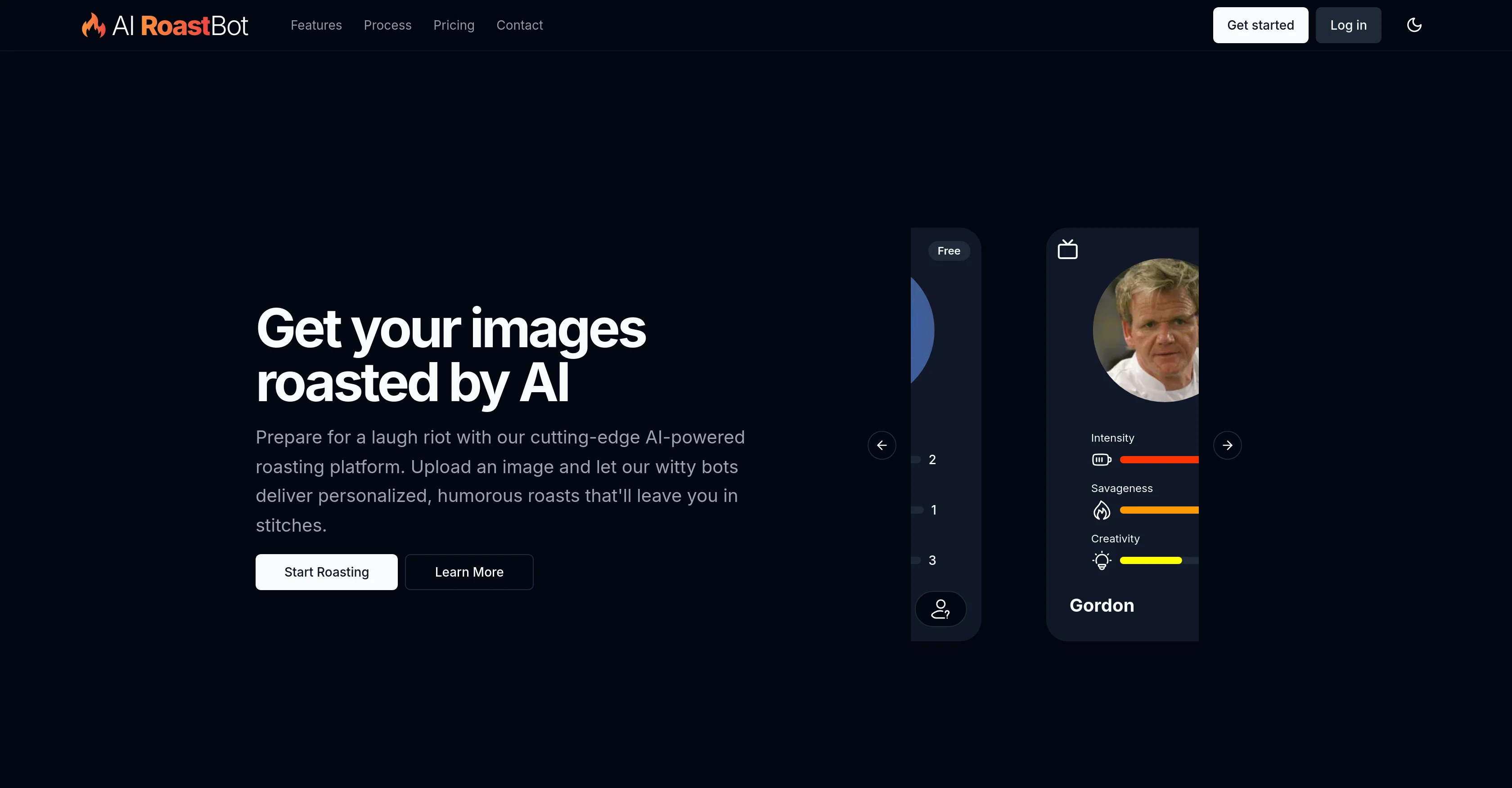 AI RoastBot screenshot