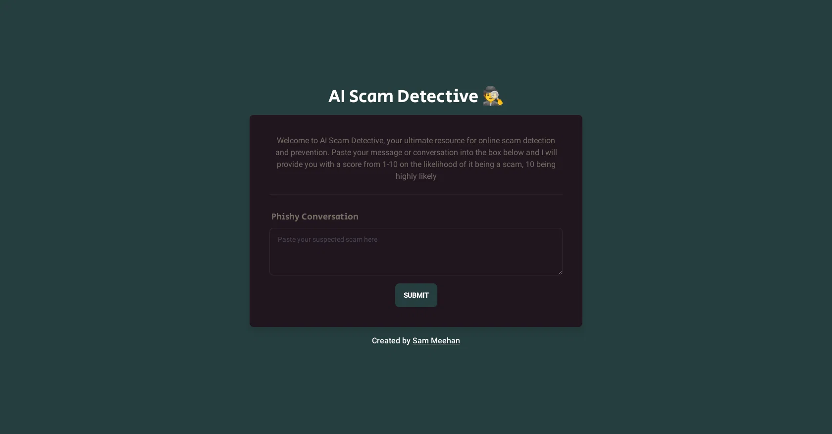 AI Scam Detective screenshot