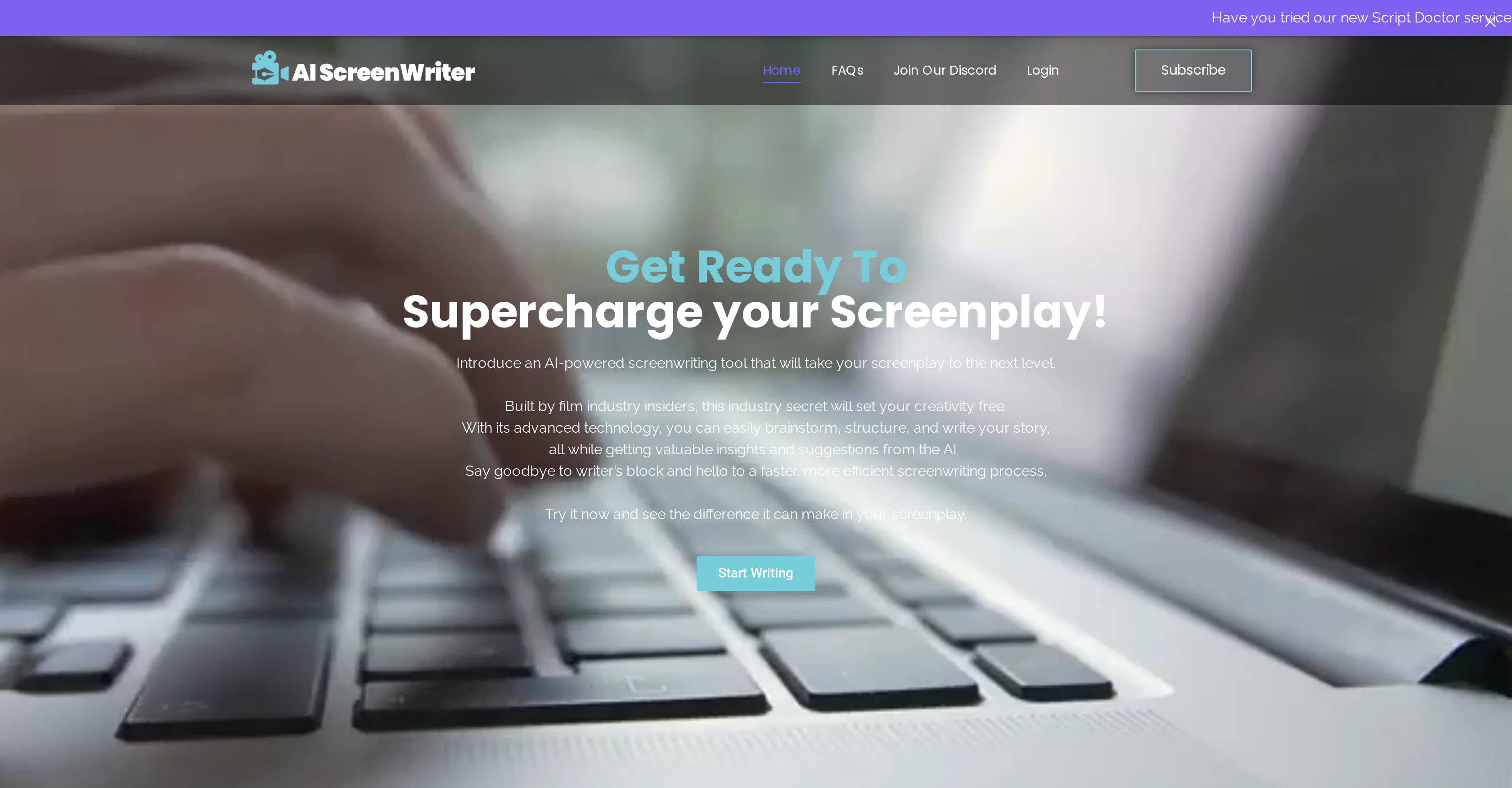 AI Screenwriter screenshot